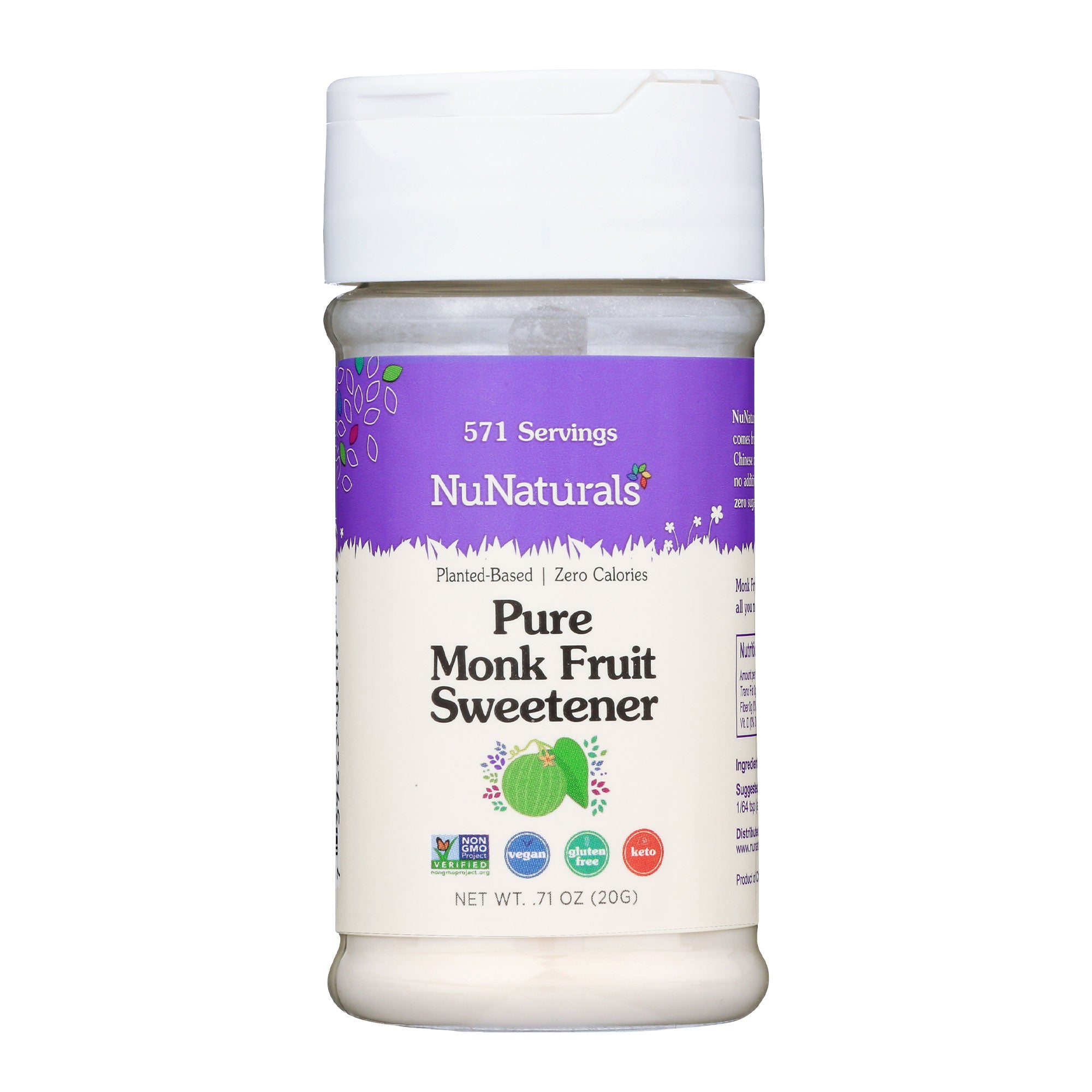 NuNaturals Monk Fruit Pure Extract .71 oz - High-quality Sweeteners by NuNaturals at BariatricPal Store