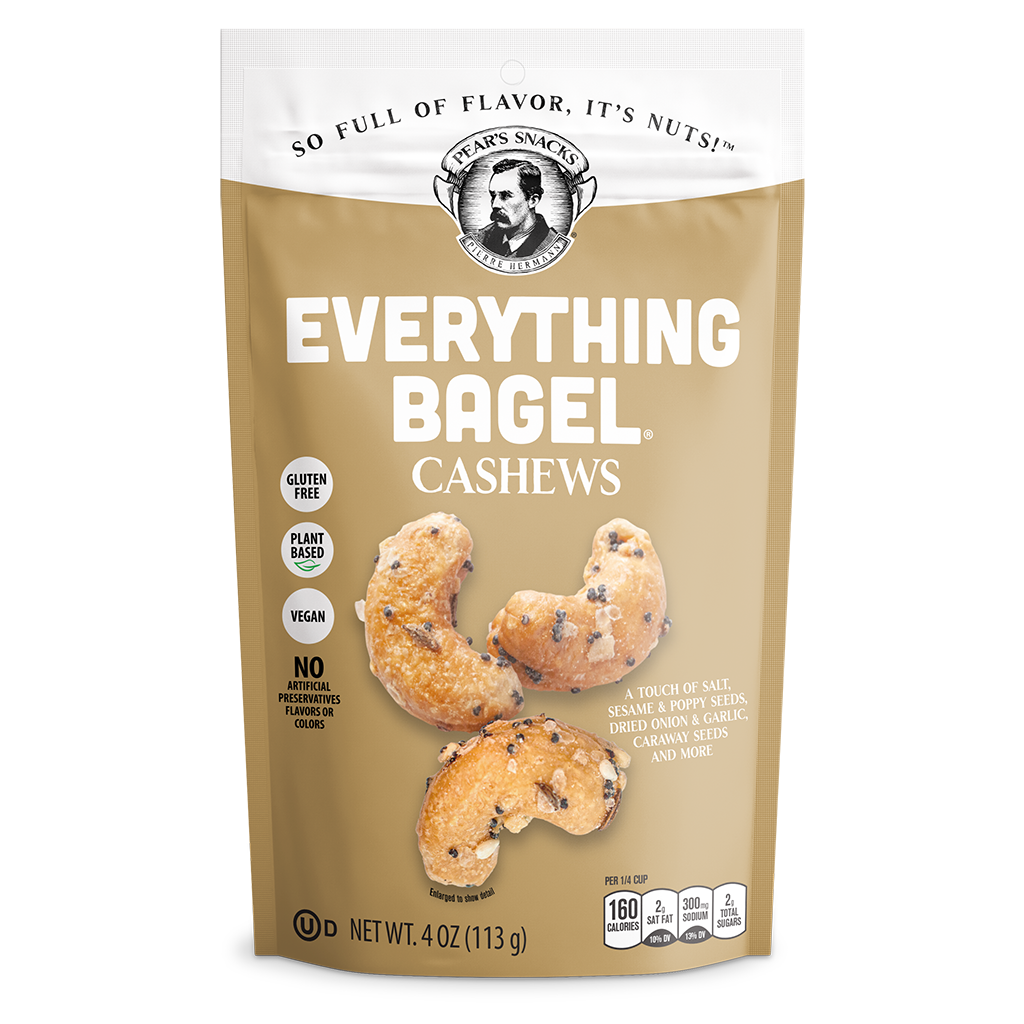 #Flavor_Everything Bagel® Cashews, 4oz #Size_One Pack