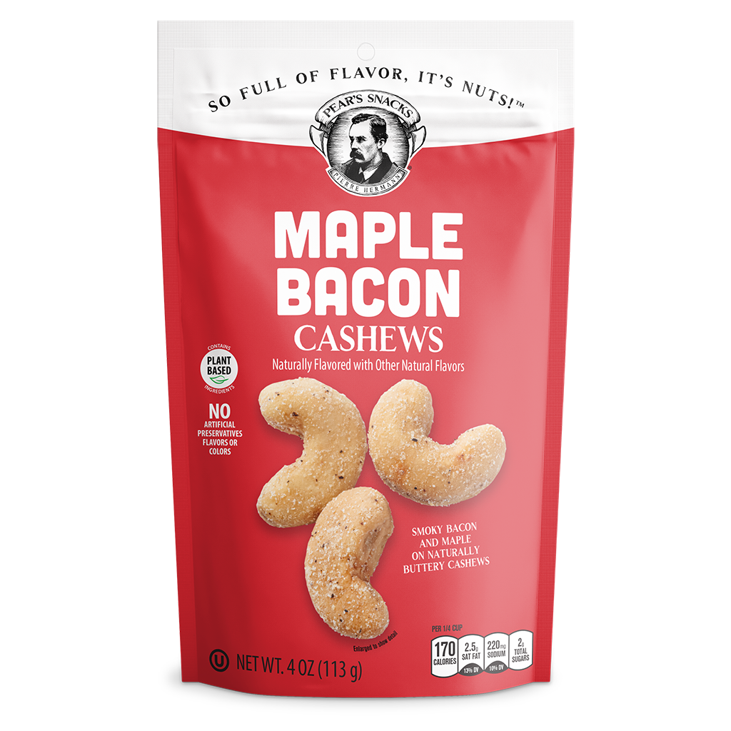#Flavor_Maple Bacon Cashews, 4oz #Size_One Pack