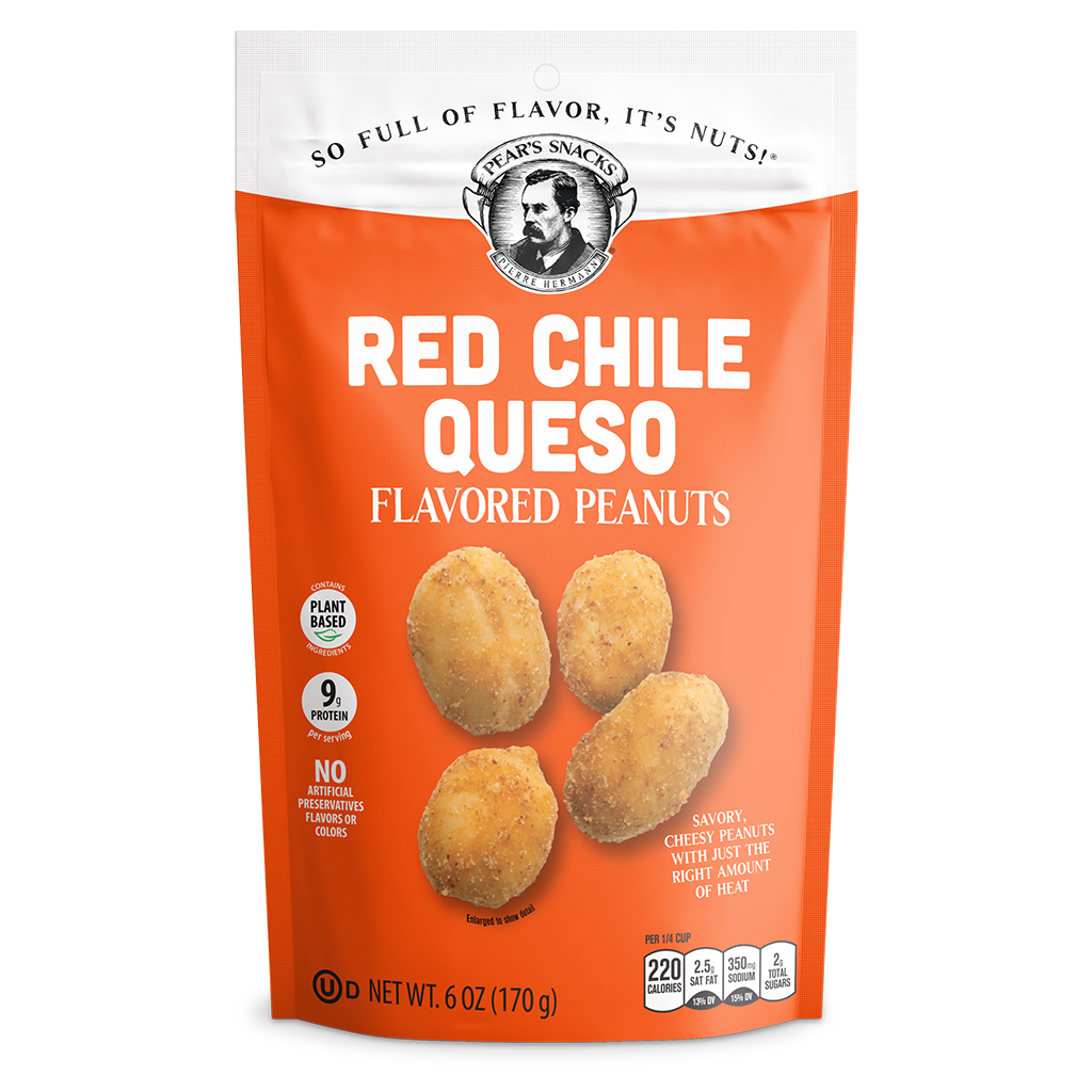 #Flavor_Red Chile Queso Flavored Peanuts, 6oz #Size_One Pack