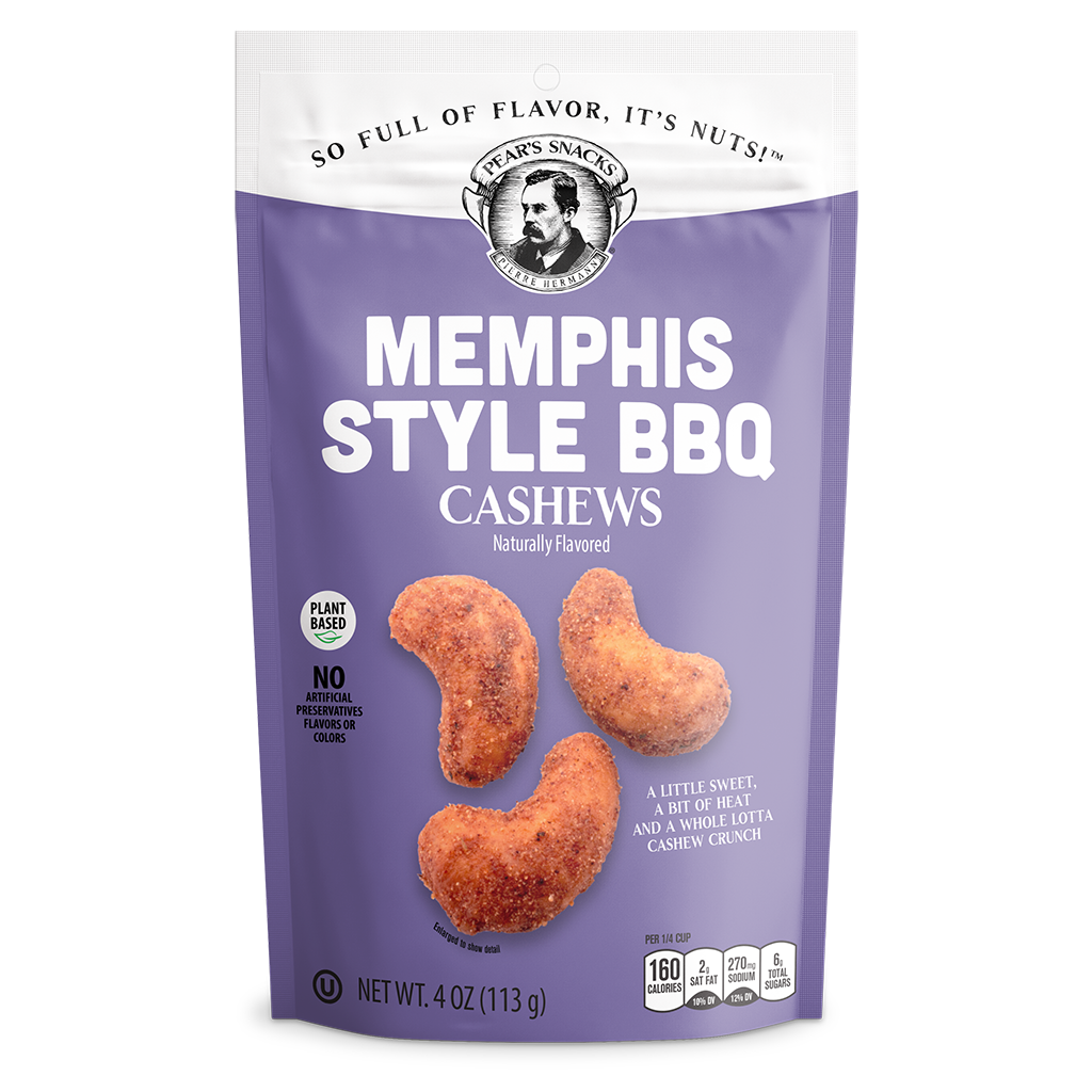 #Flavor_Memphis Style BBQ Cashews, 4oz #Size_One Pack