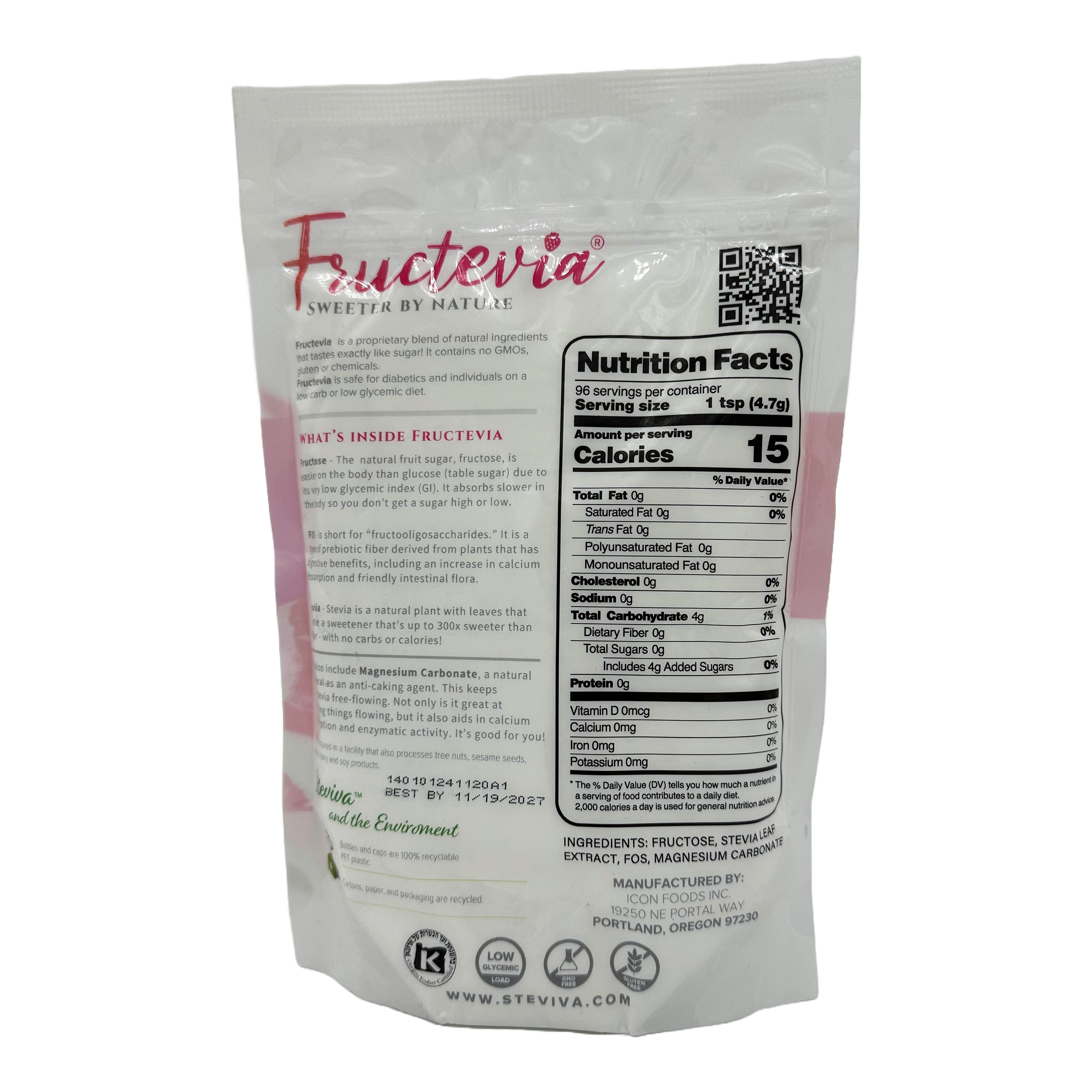 Steviva Fructevia 1 lb. (454g)