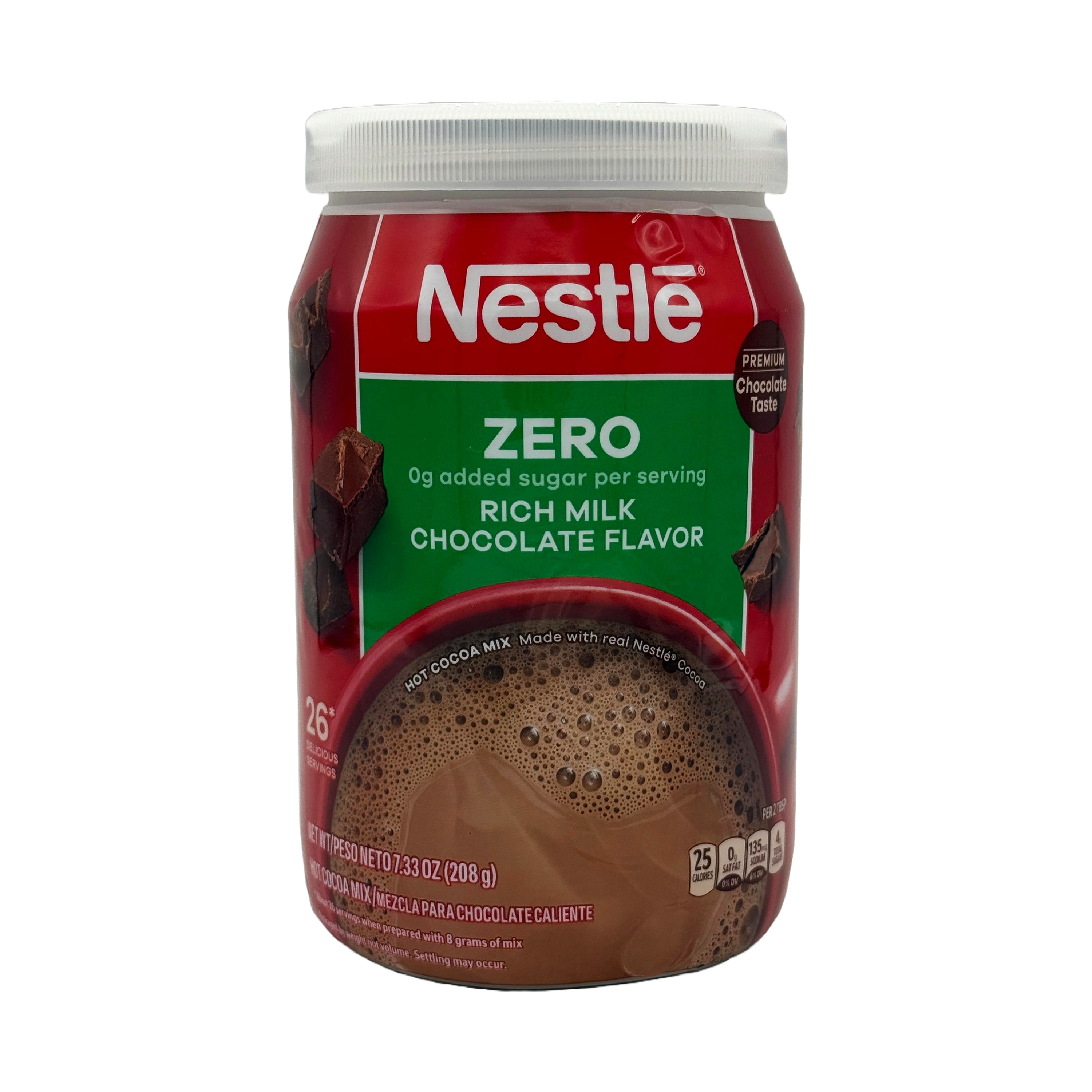 Nestle Zero Added Sugar Hot Cocoa Mix 7.33 oz
