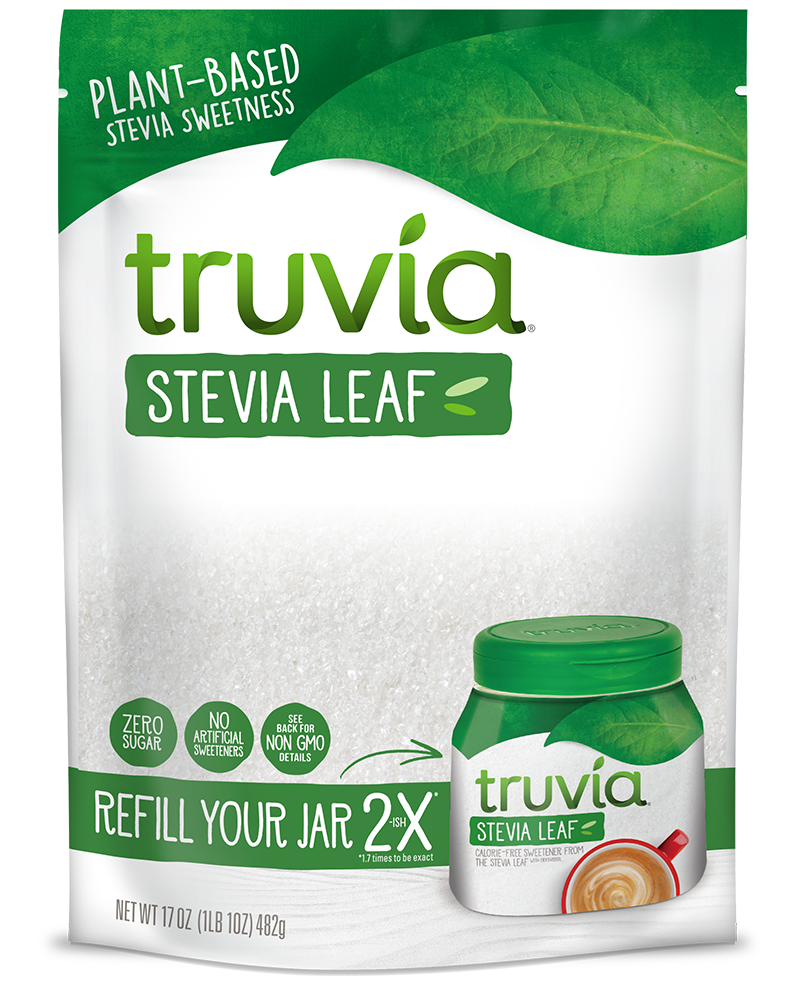 Truvia® Calorie-Free Sweetener Stevia Leaf Spoonable Refill - 17 oz (1 lb 10 oz) - High-quality Gluten Free by Truvia at BariatricPal Store