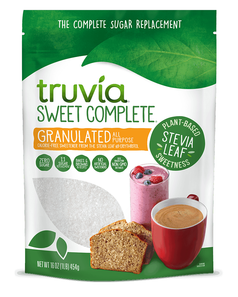 Truvia Sweet Complete® Granulated All-Purpose Stevia Leaf Sweetener - 16 oz (1lb) - High-quality Sweeteners by Truvia at BariatricPal Store