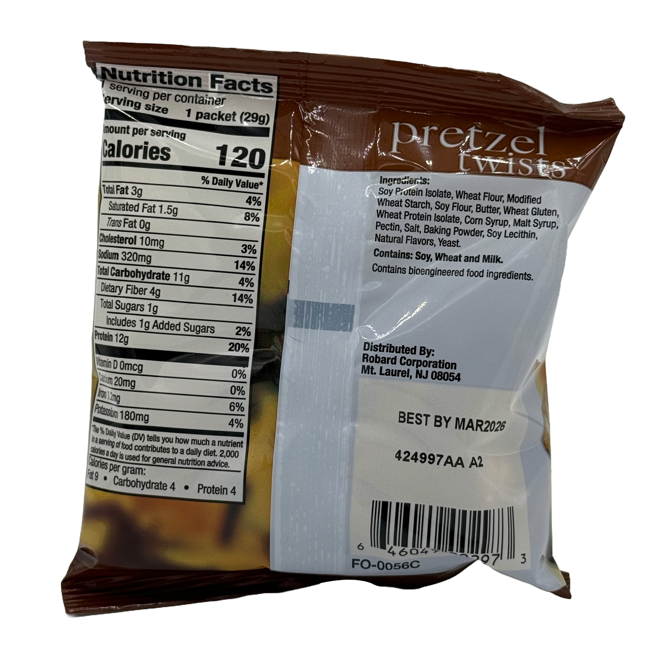 BariatricPal Protein Snack - Pretzel Twists