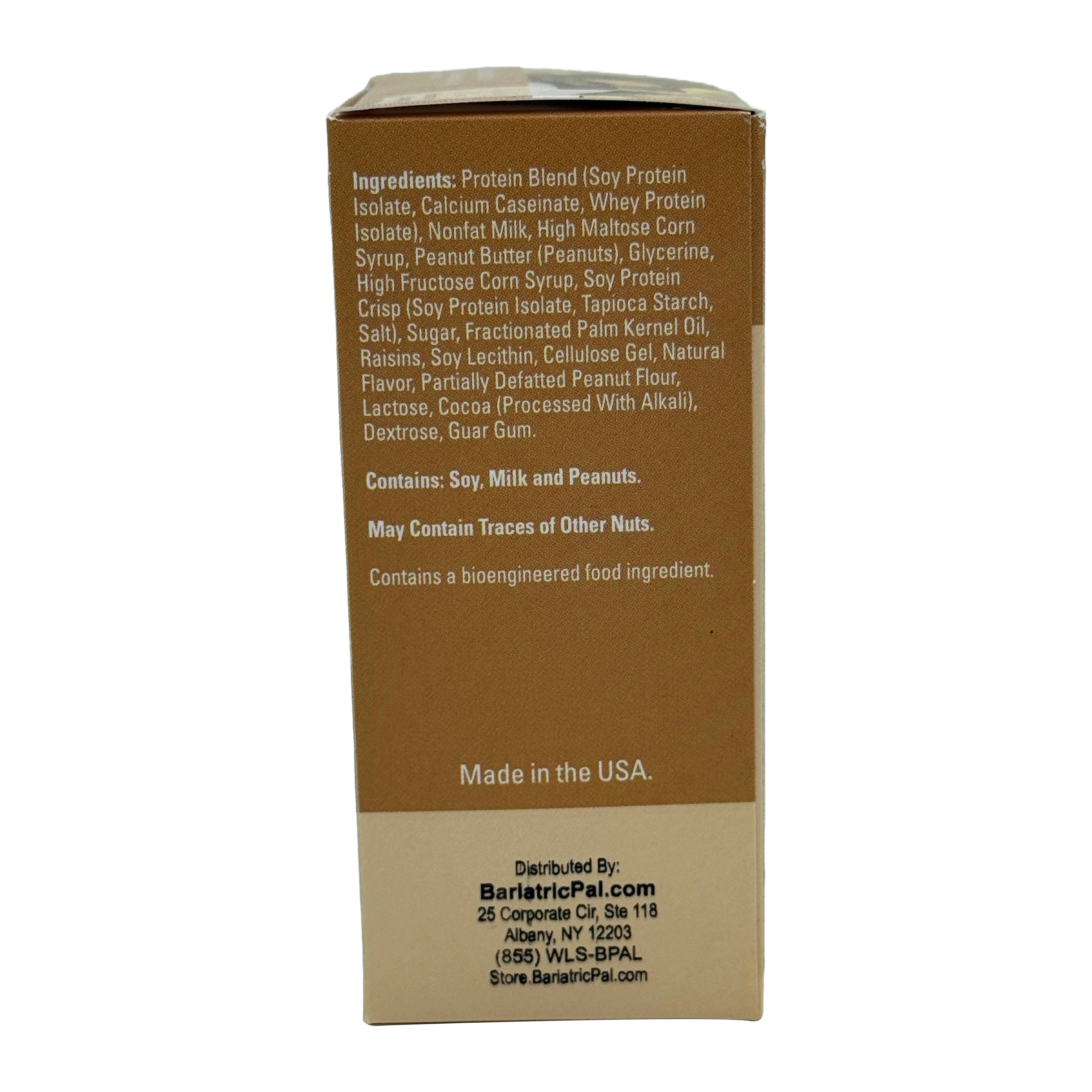 BariatricPal 10g Protein Snack Bars - Peanut Butter Crunch