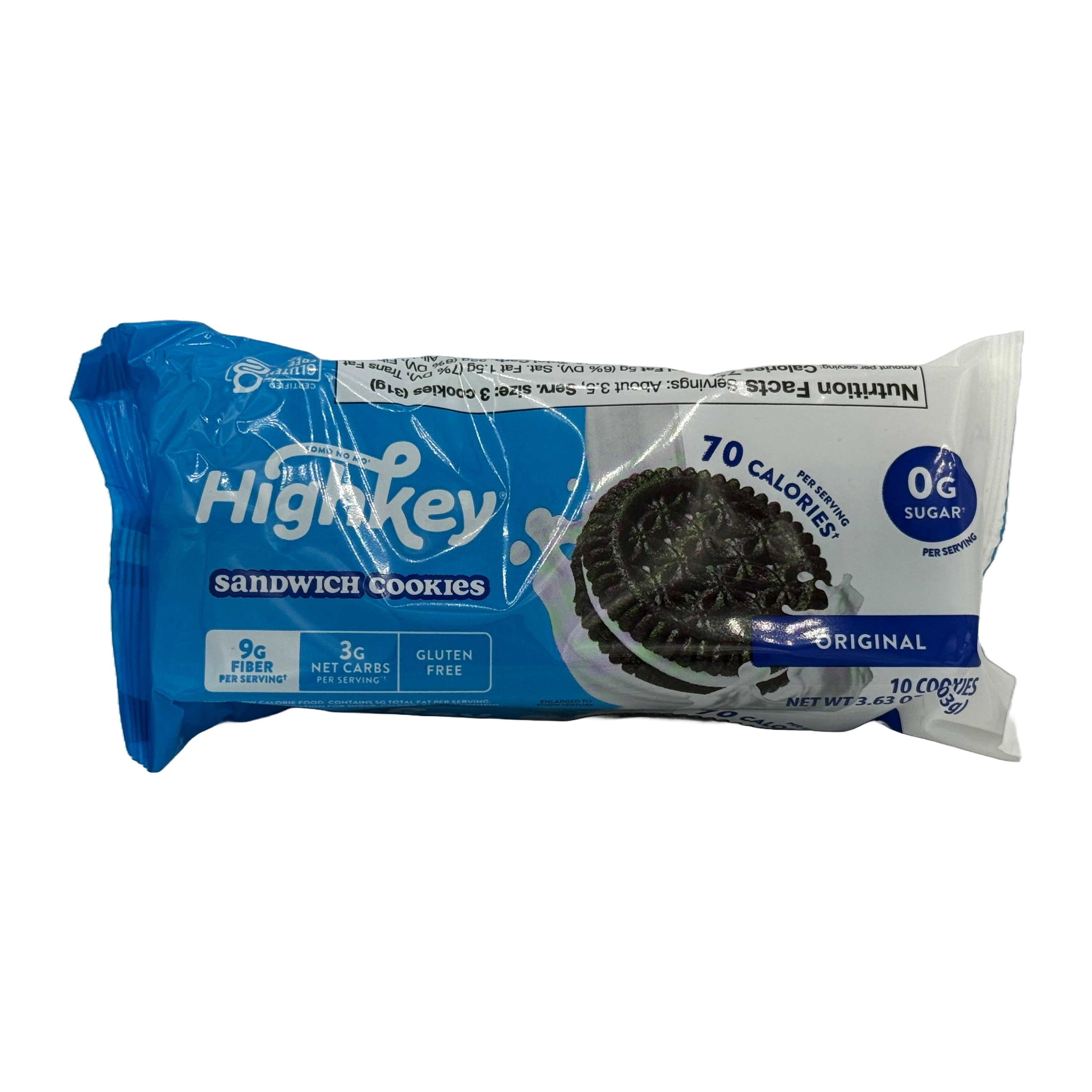 HighKey Snacks Sugar Free Sandwich Cookies