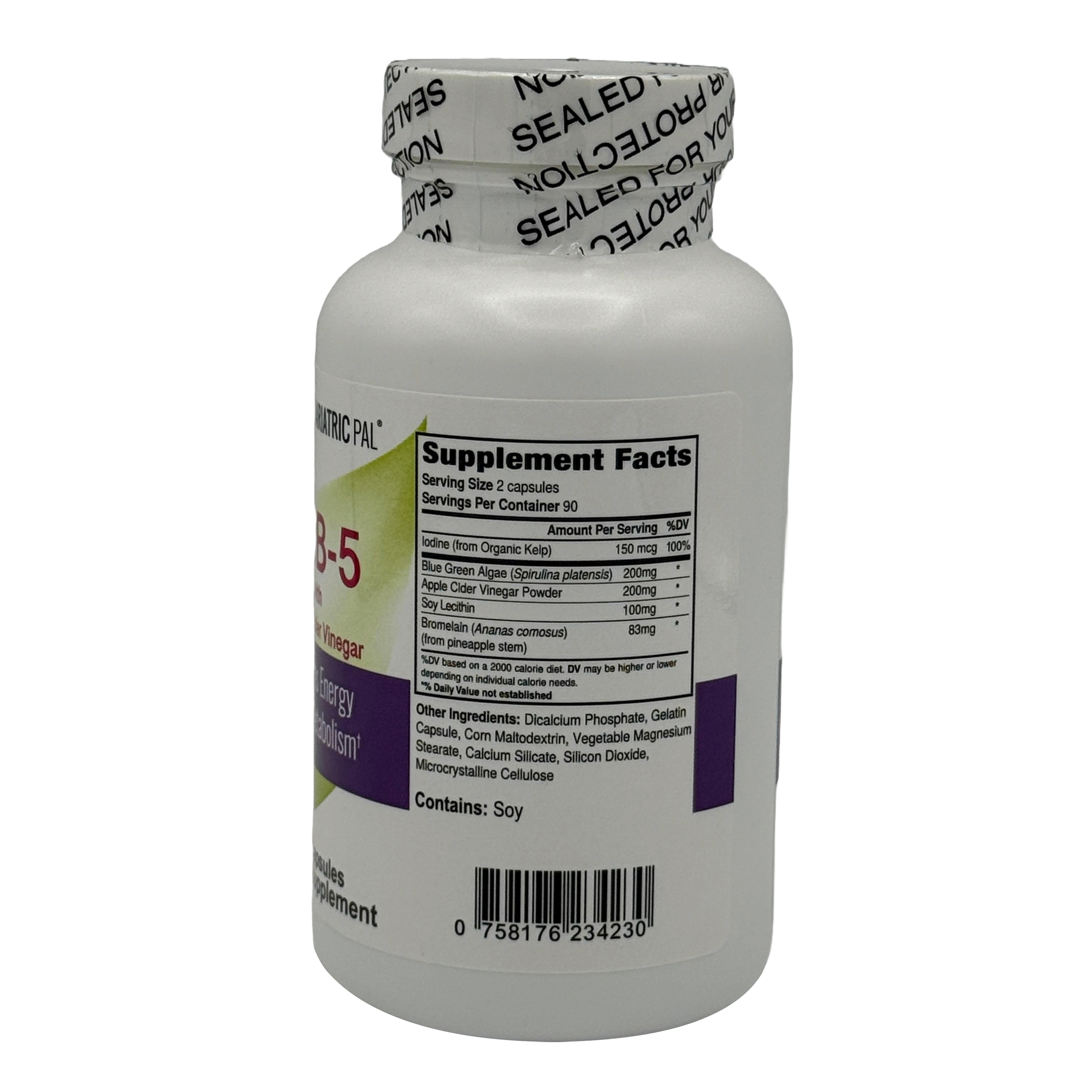 KLB-5 with Apple Cider Vinegar Natural Weight Loss Enhancer by BariatricPal