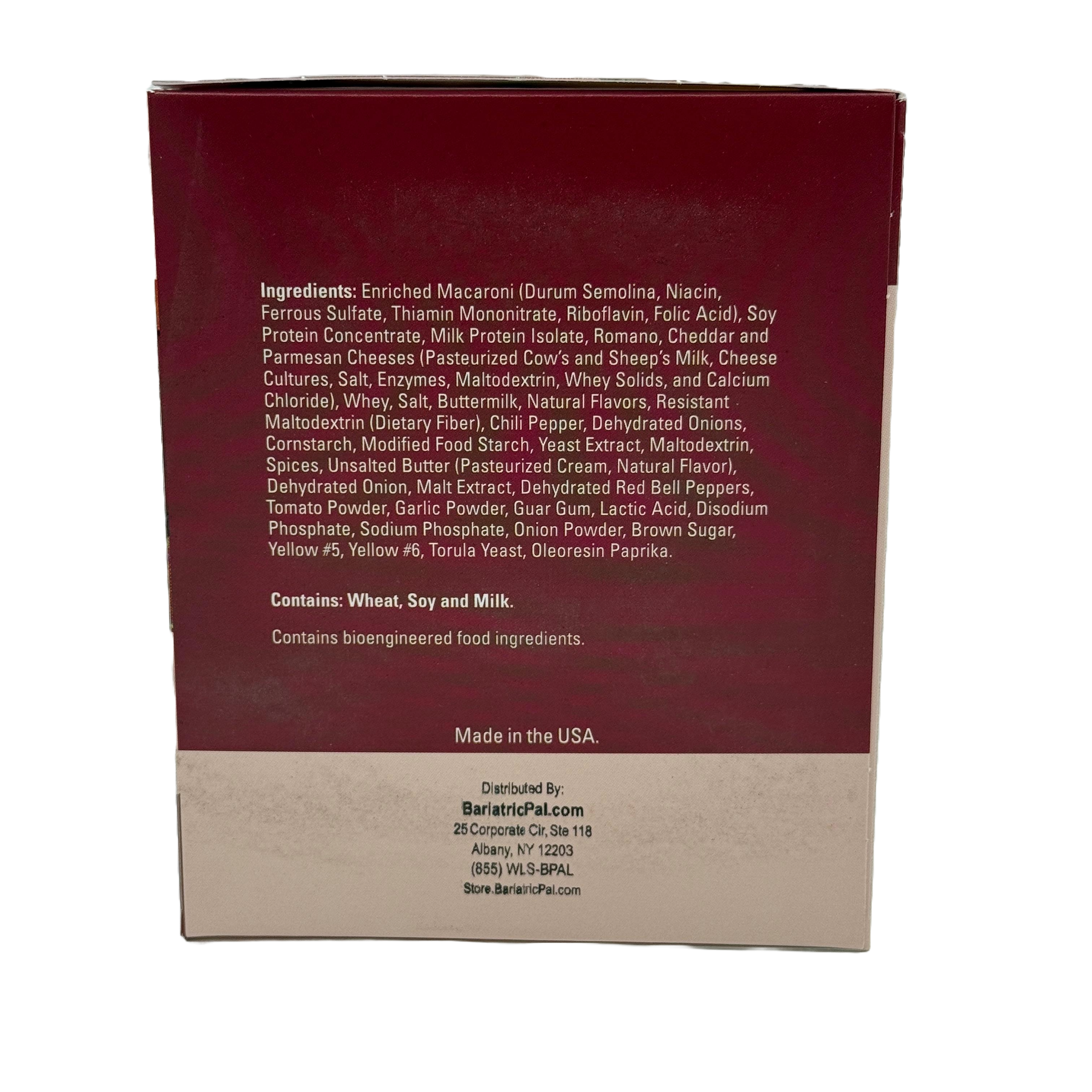 BariatricPal Protein Entree - Cheesy Nacho Pasta with Fiber (Aspartame Free)