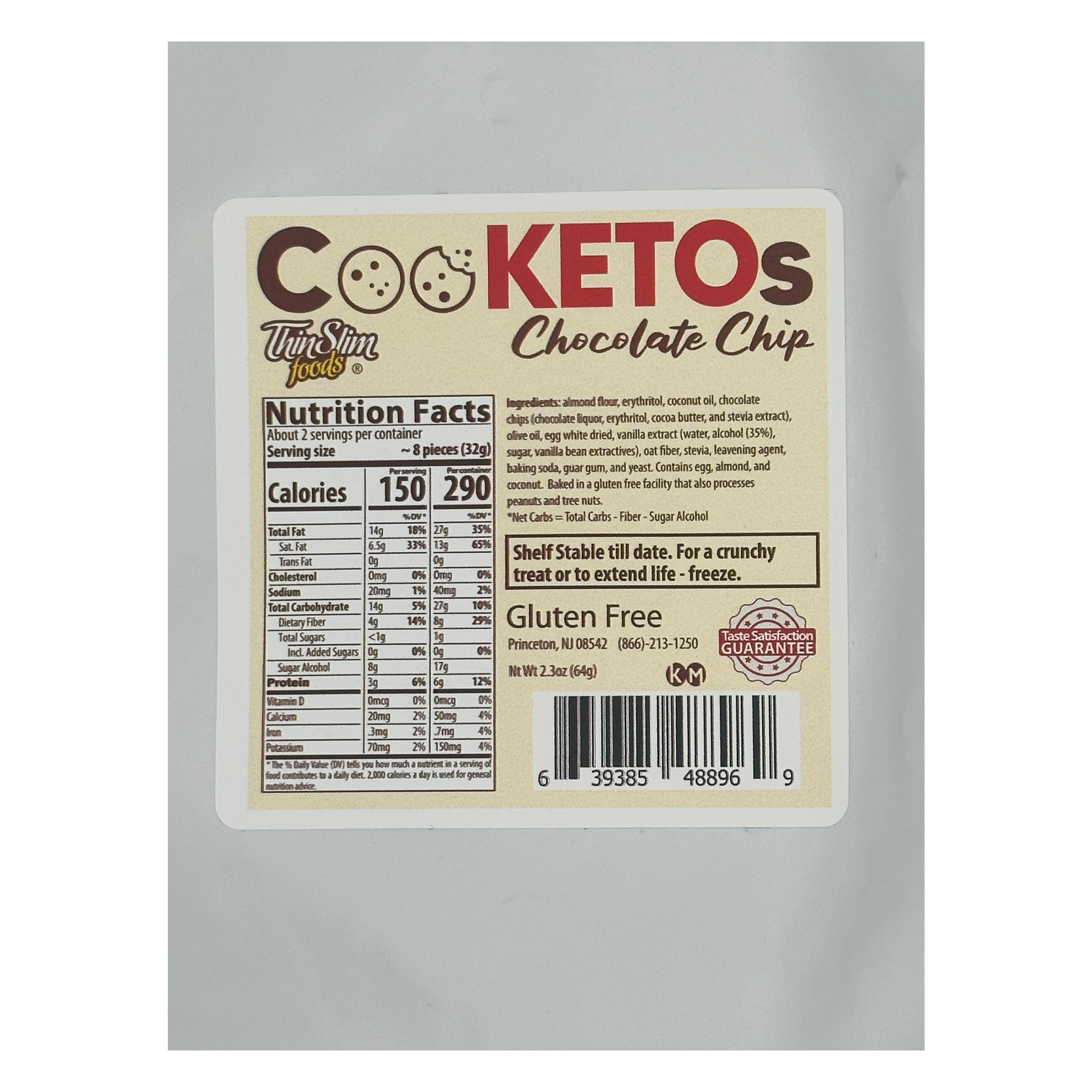 ThinSlim Foods CooKETOs - Chocolate Chip