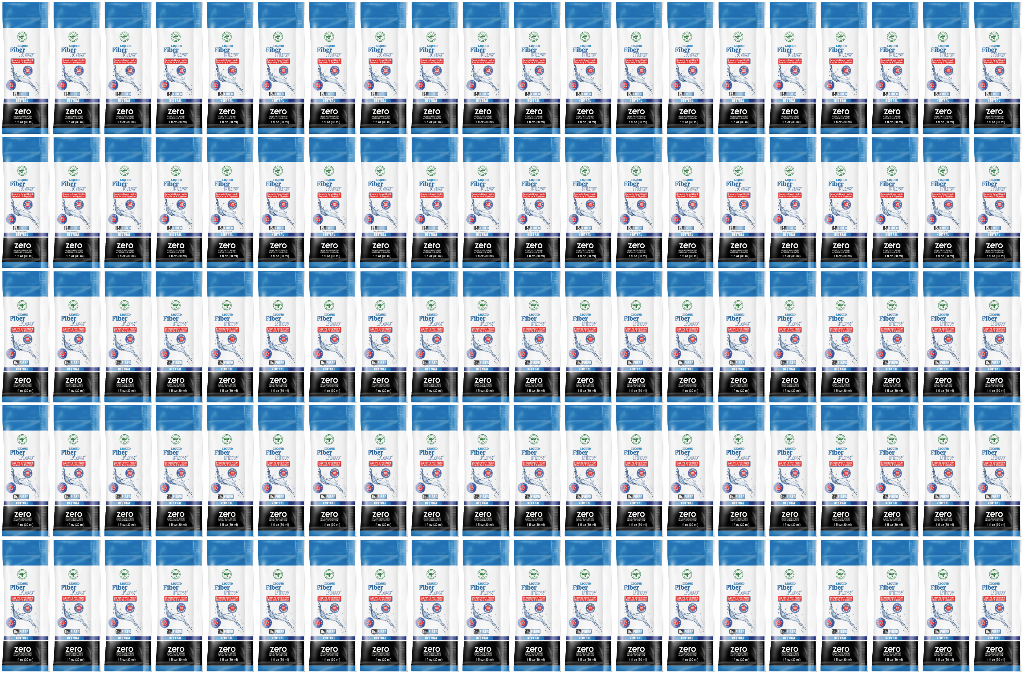 Liquid Fiber Flow® Liquid Fiber Supplement 1oz Packets by Nutritional Designs - High-quality Fiber Supplement by Nutritional Designs Inc at BariatricPal Store