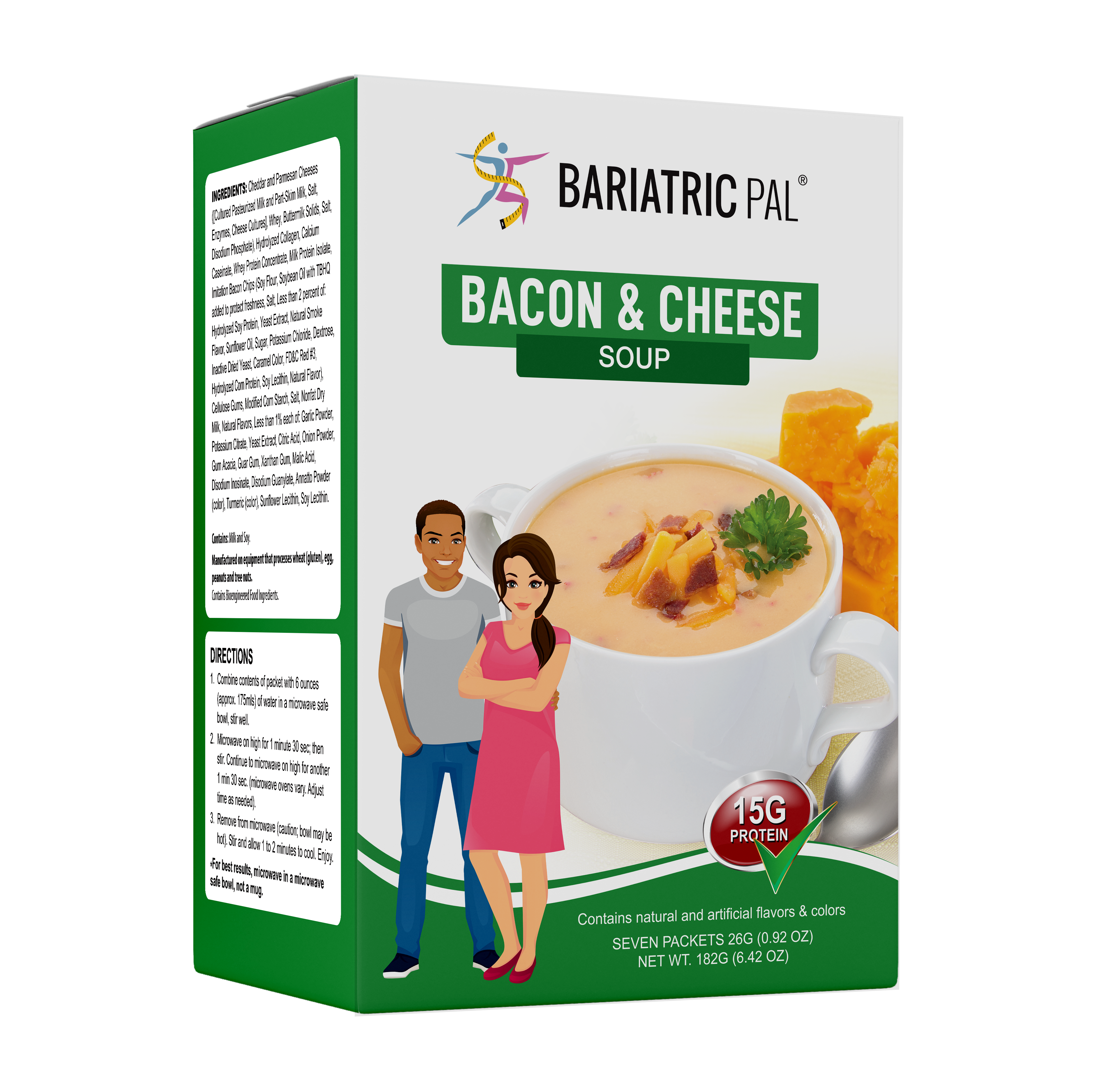 BariatricPal High Protein Meal Replacement Soup - Bacon and Cheddar - High-quality Soups by BariatricPal at BariatricPal Store
