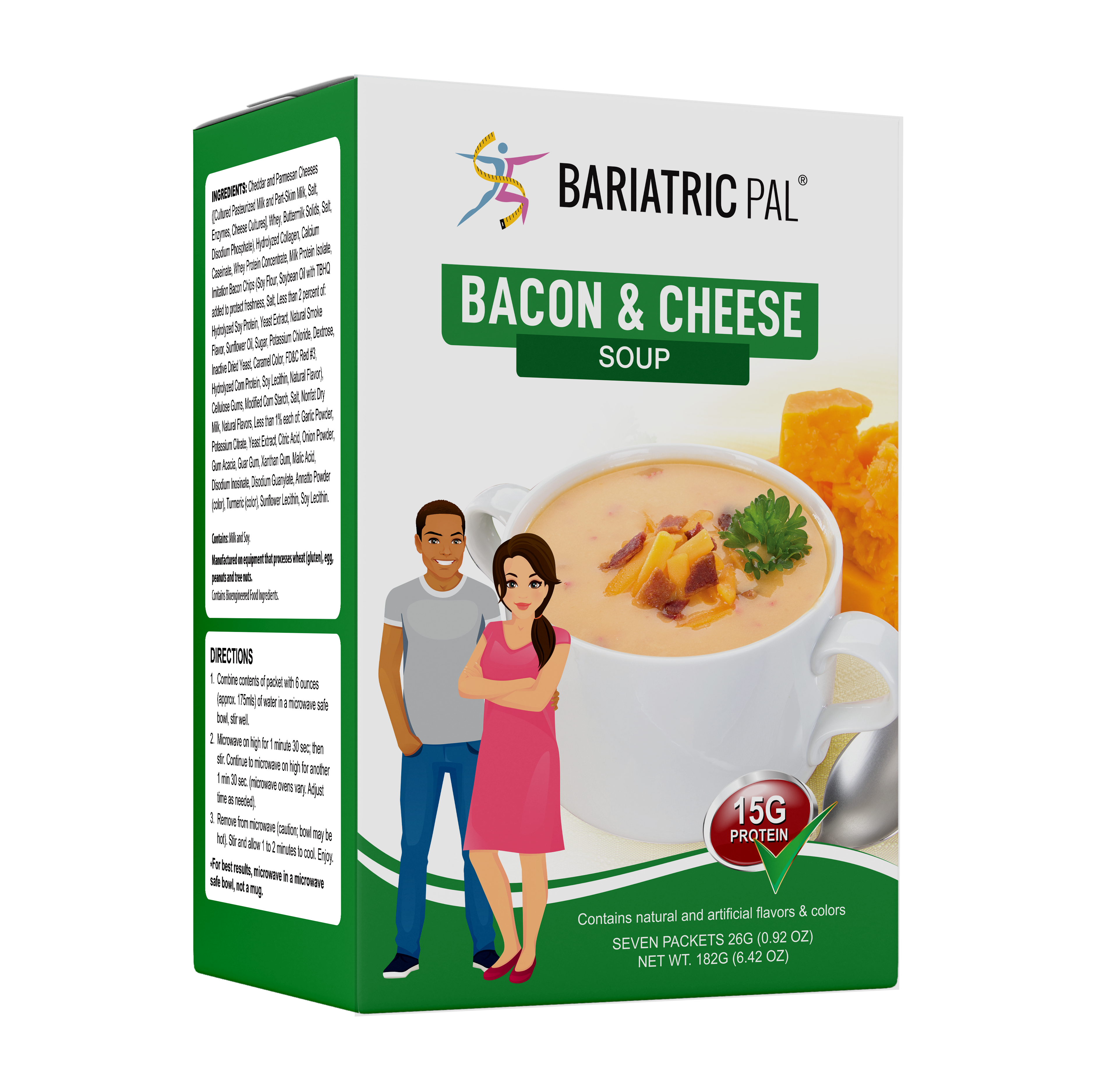 BariatricPal High Protein Meal Replacement Soup - Bacon and Cheddar
