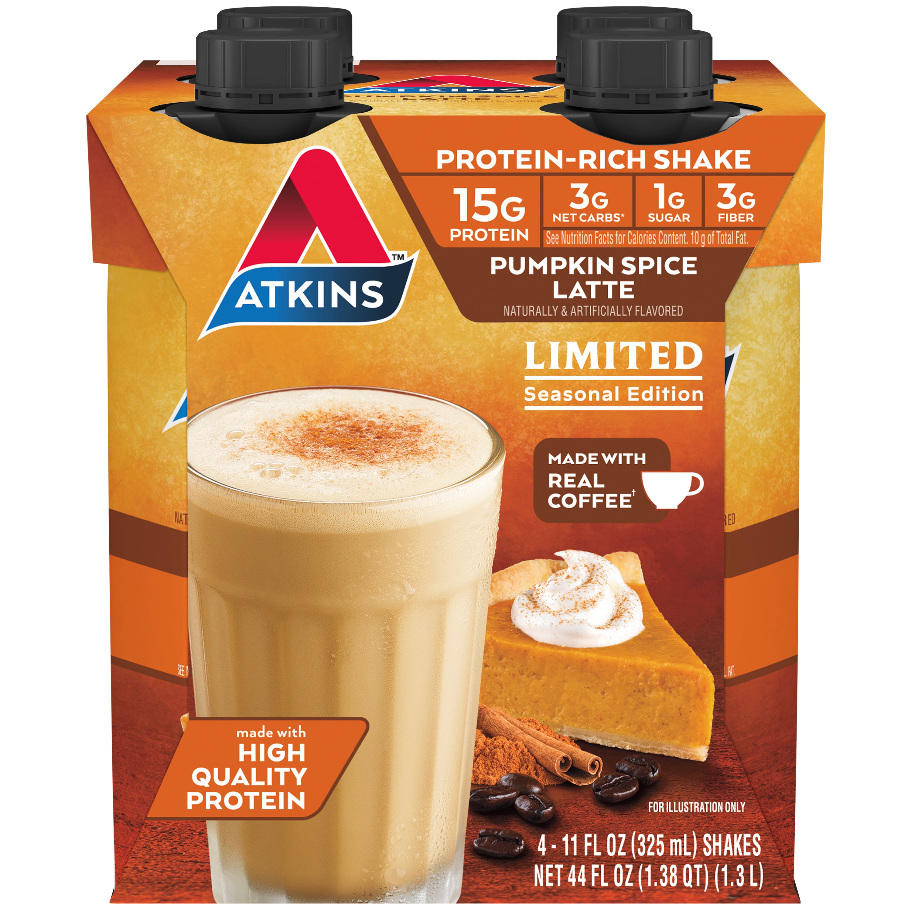 #Flavor_Pumpkin Spice Latte (Seasonal), 11 oz #Size_4 pack