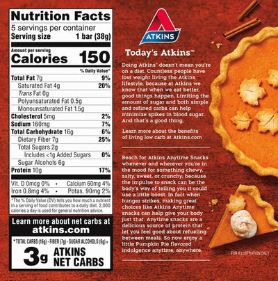 #Flavor_Pumpkin Pie (Seasonal) #Size_5 bars