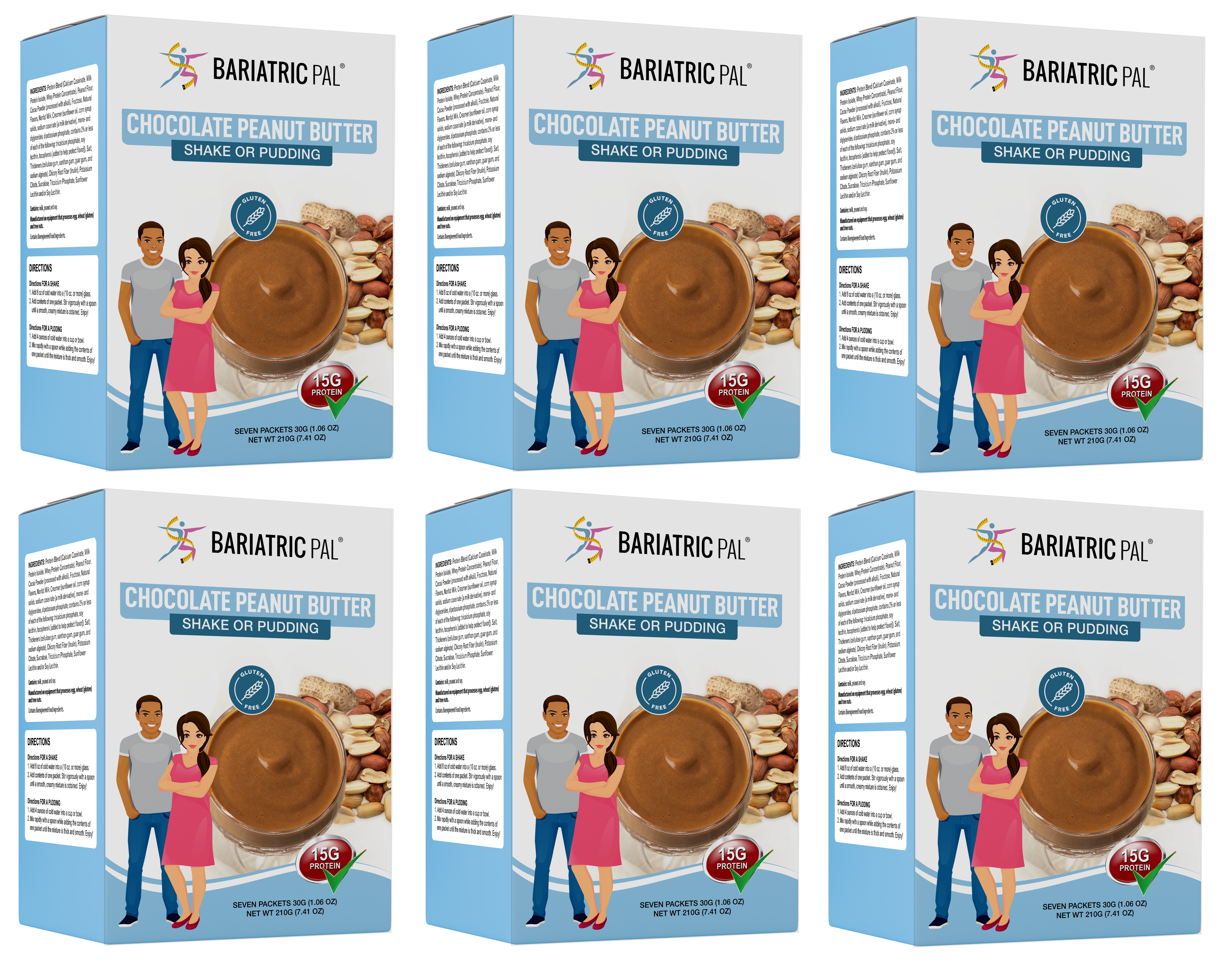 BariatricPal Protein Shake or Pudding - Chocolate Peanut Butter - High-quality Puddings & Shakes by BariatricPal at BariatricPal Store