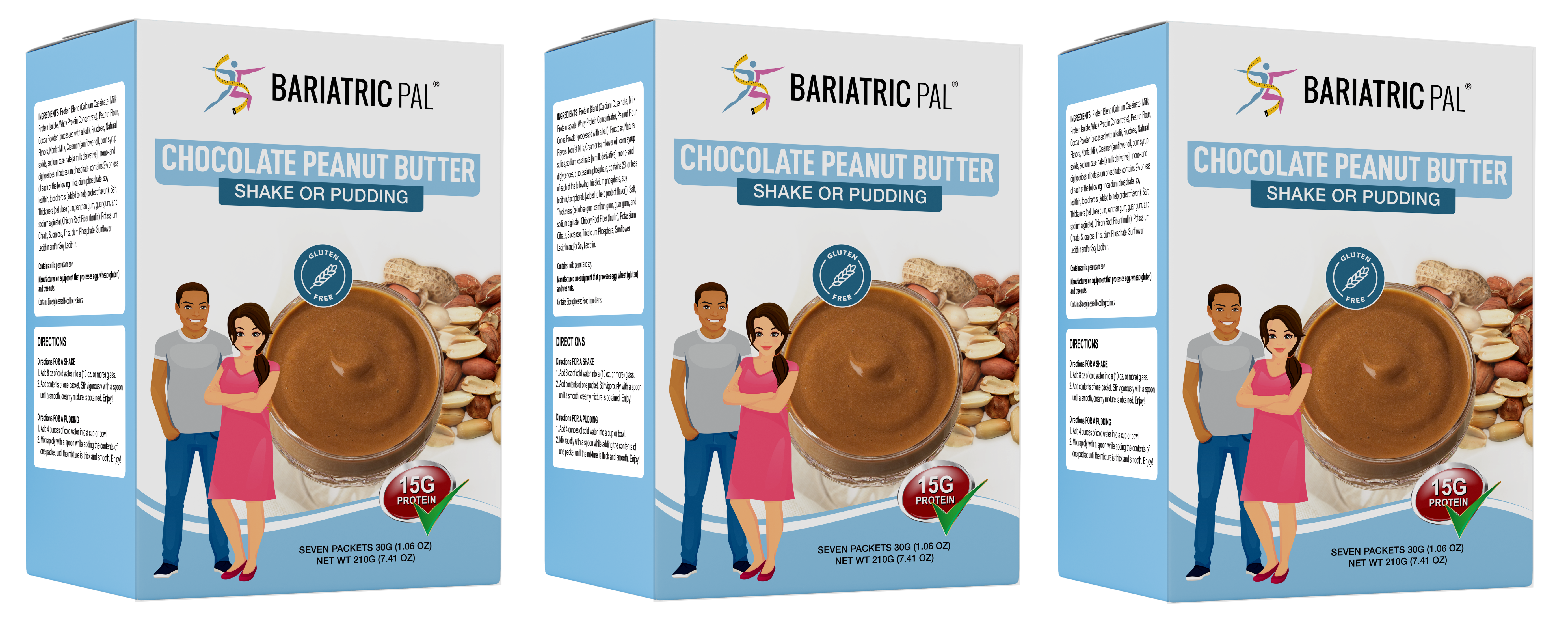 BariatricPal Protein Shake or Pudding - Chocolate Peanut Butter - High-quality Puddings & Shakes by BariatricPal at BariatricPal Store