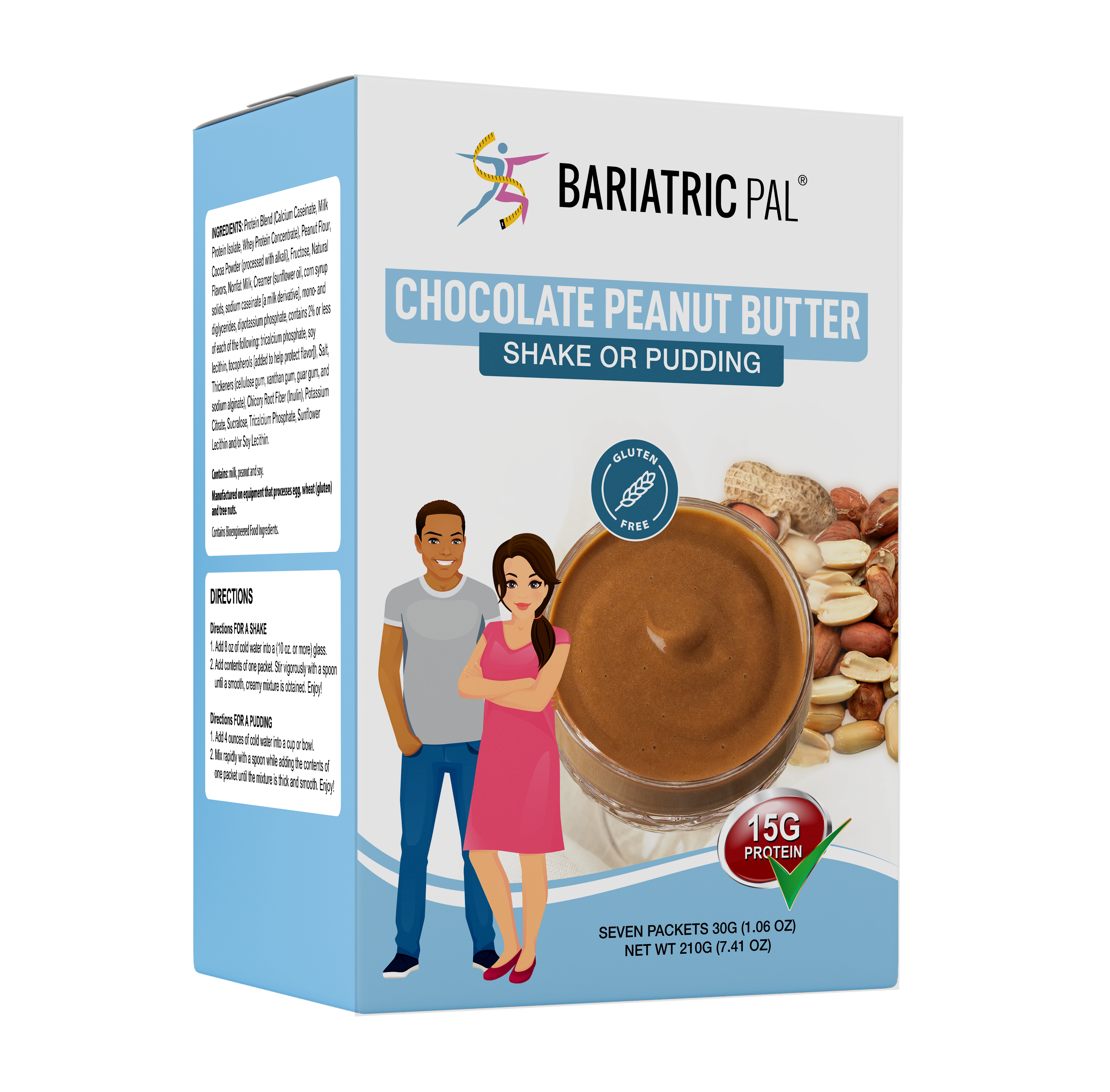 BariatricPal Protein Shake or Pudding - Chocolate Peanut Butter - High-quality Puddings & Shakes by BariatricPal at BariatricPal Store