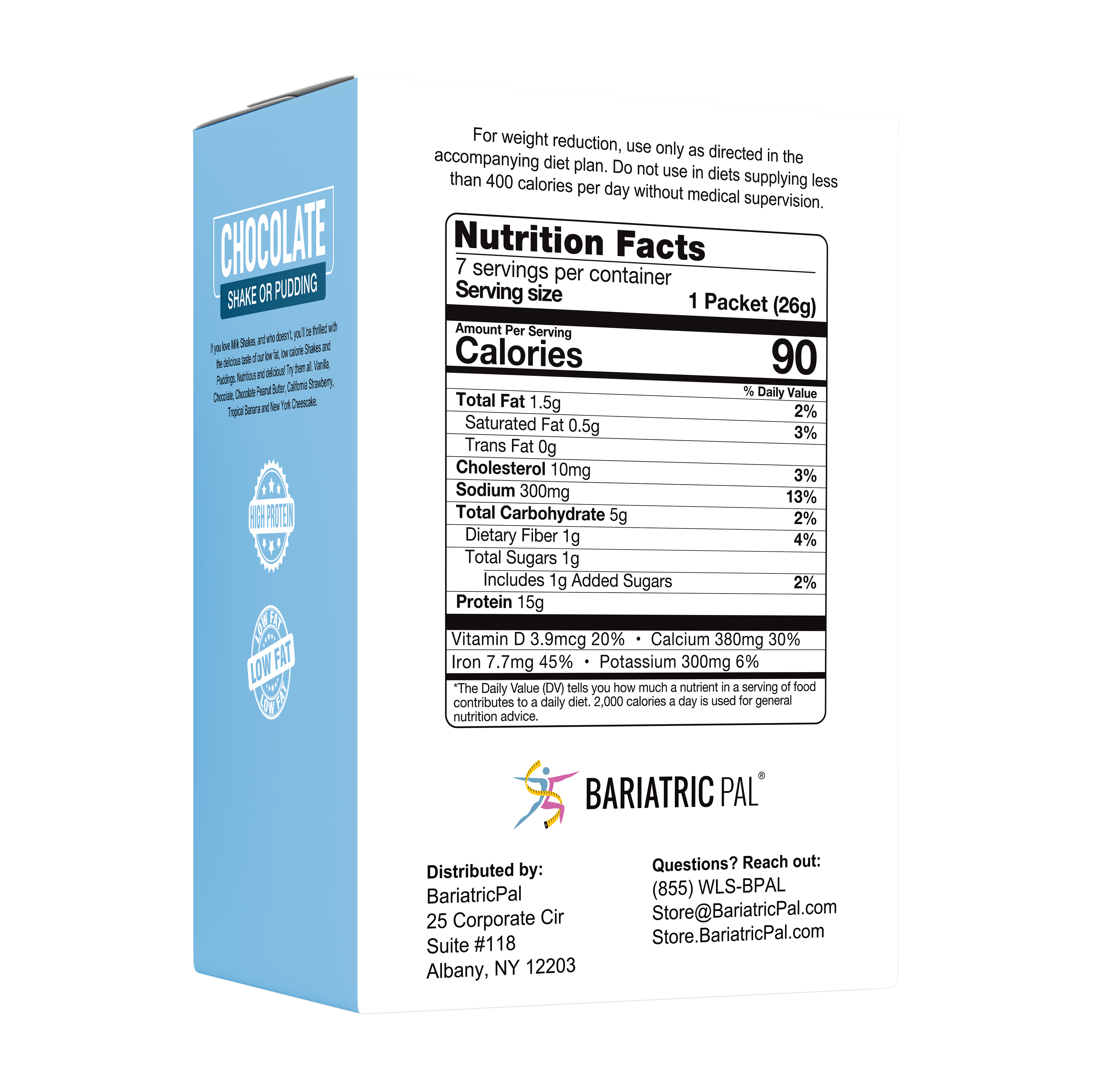 BariatricPal Protein Shake or Pudding - Chocolate - High-quality Puddings & Shakes by BariatricPal at BariatricPal Store