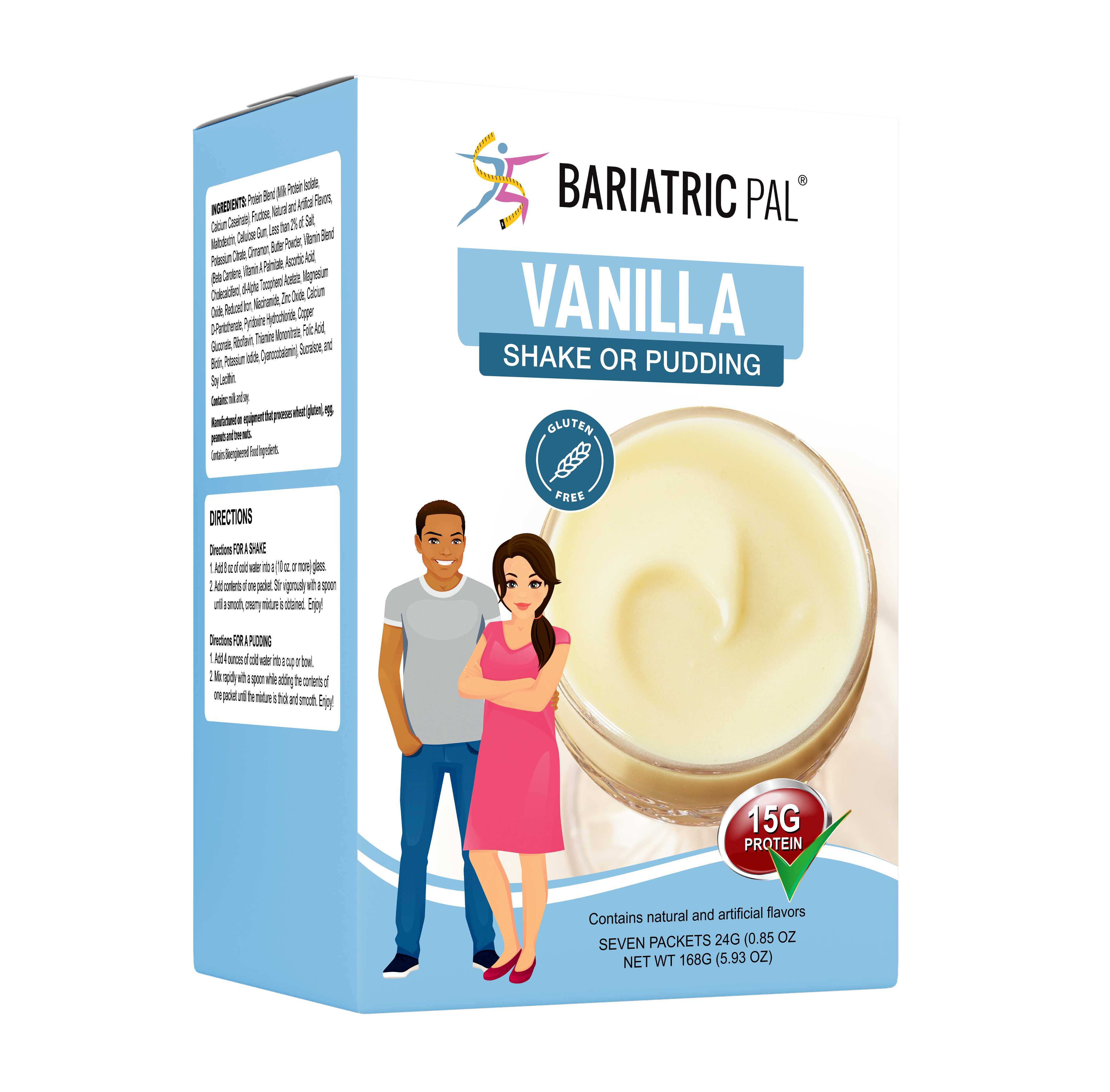 BariatricPal Protein Shake or Pudding - Vanilla - High-quality Puddings & Shakes by BariatricPal at BariatricPal Store