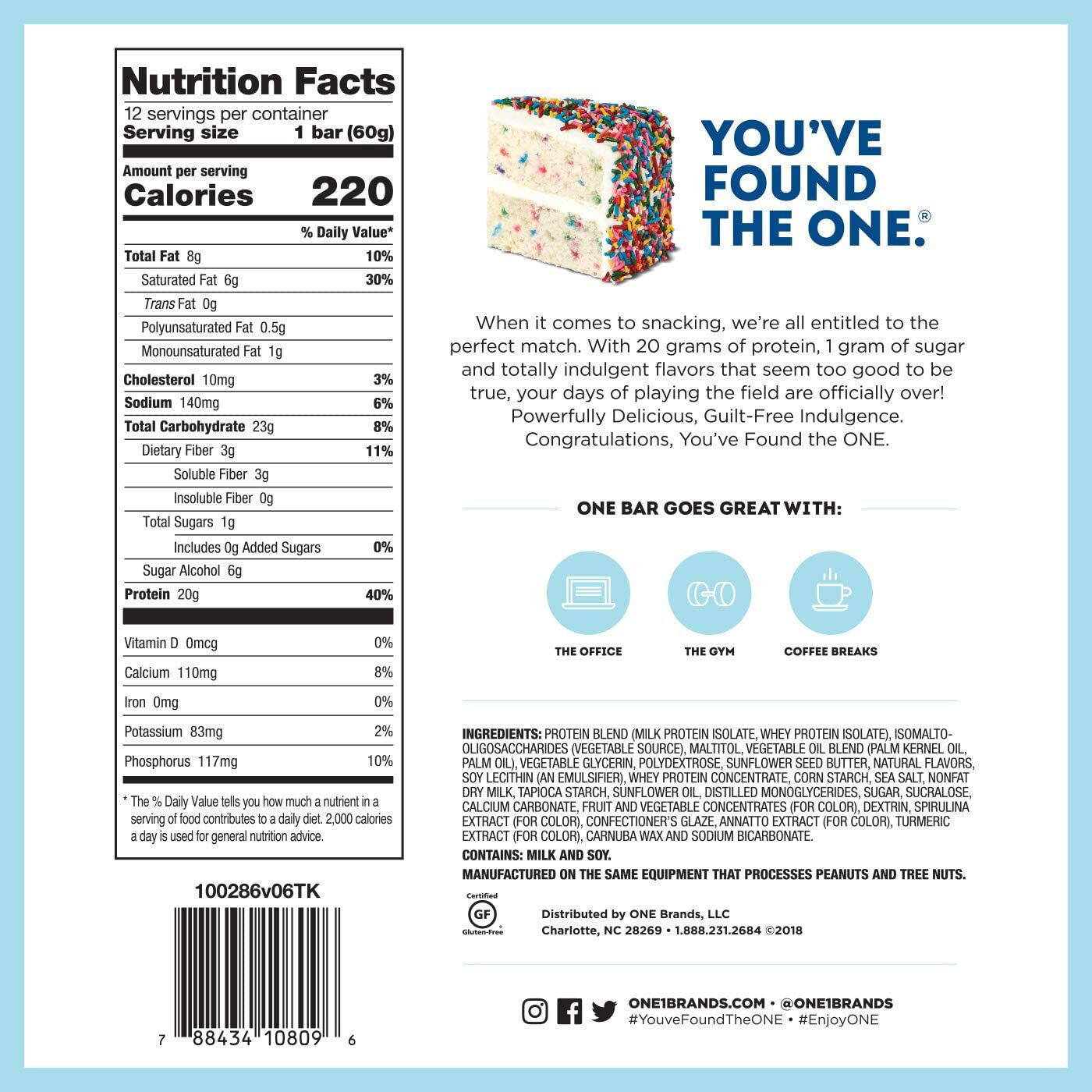 #Flavor_One Bar (CLEARANCE: Best by March 31, 2024)