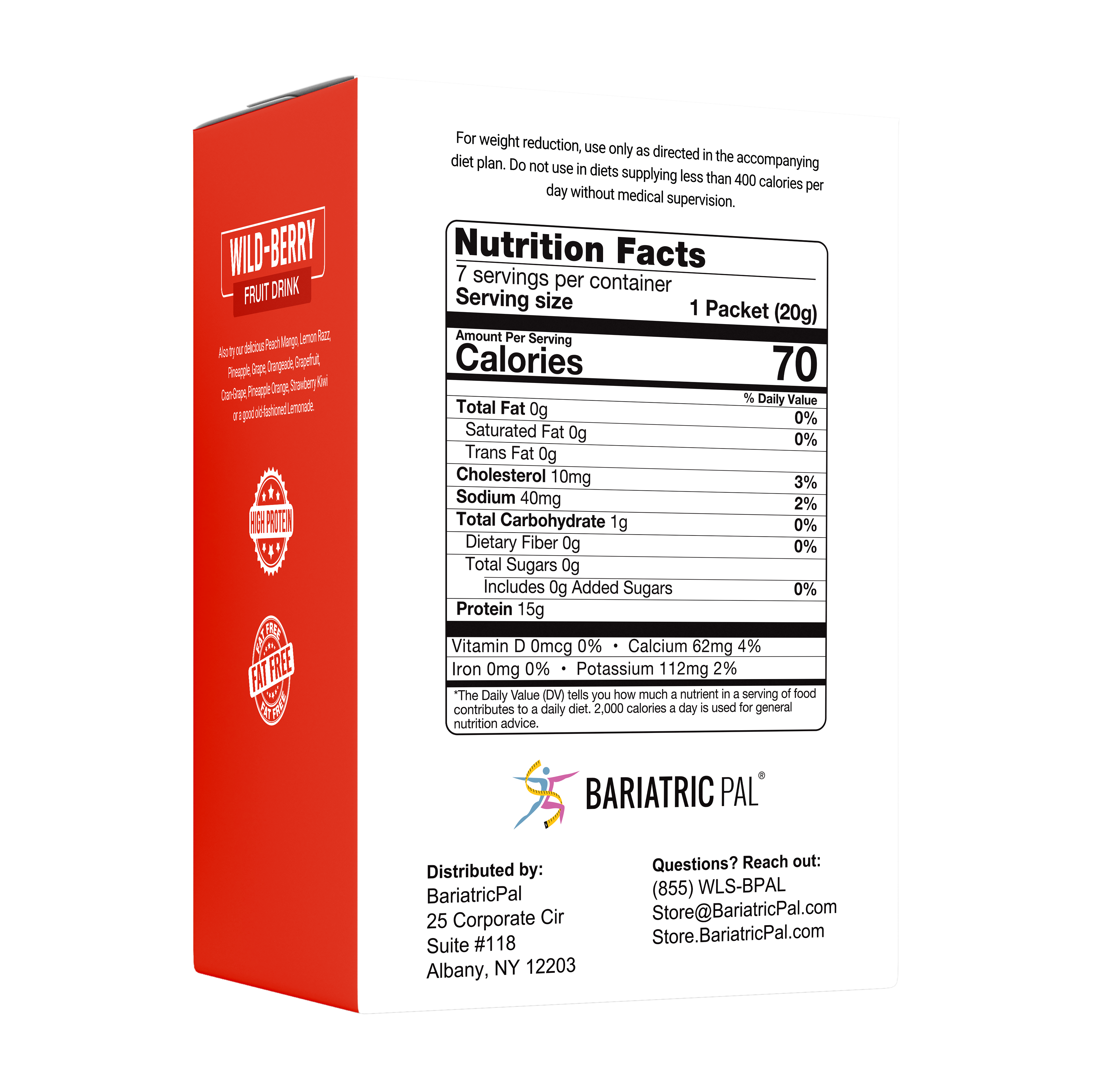 Bariatricpal Fruit 15g Protein Drinks - Wild Berry - High-quality Fruit Drinks by BariatricPal at BariatricPal Store