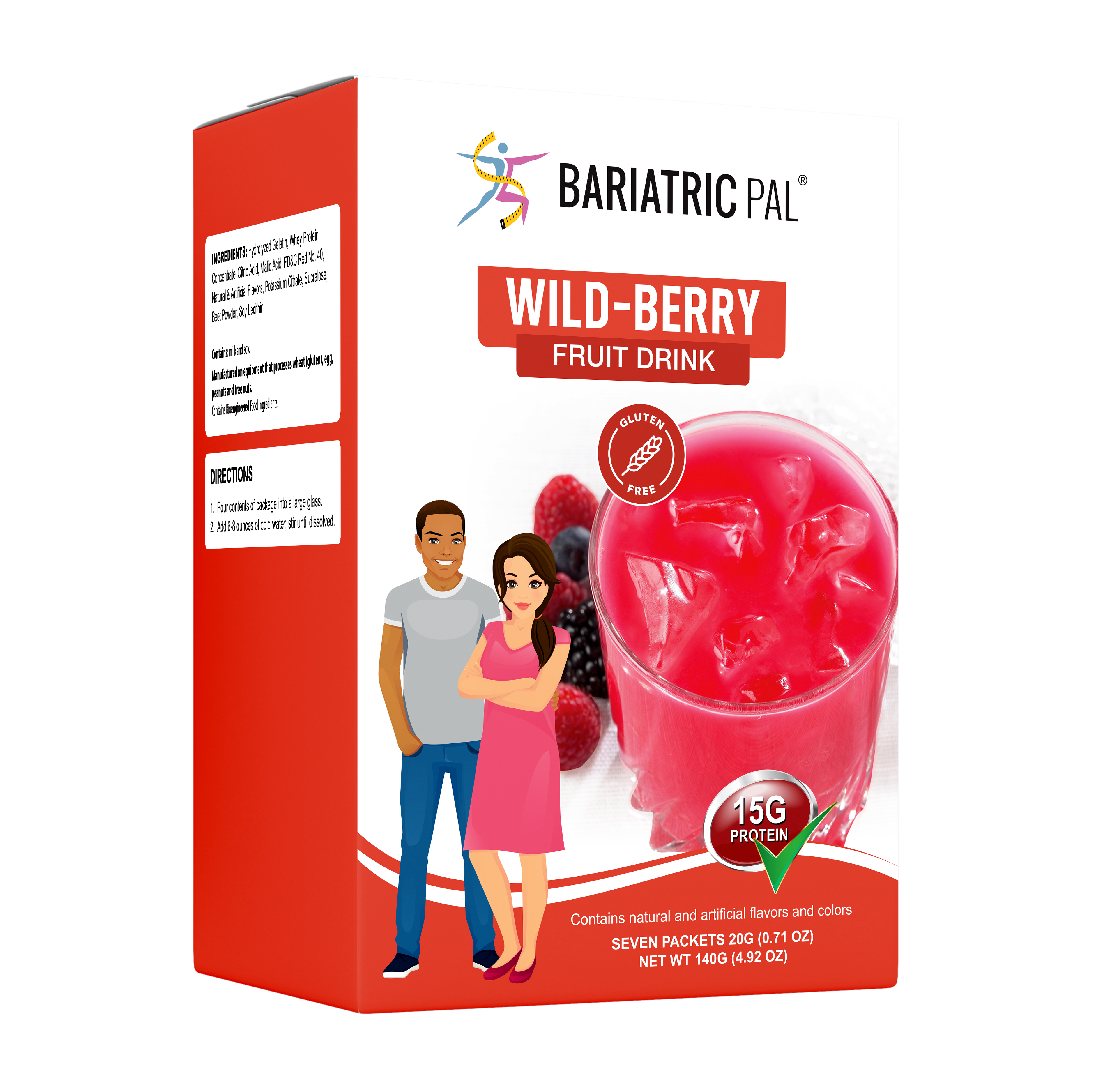 Bariatricpal Fruit 15g Protein Drinks - Wild Berry - High-quality Fruit Drinks by BariatricPal at BariatricPal Store