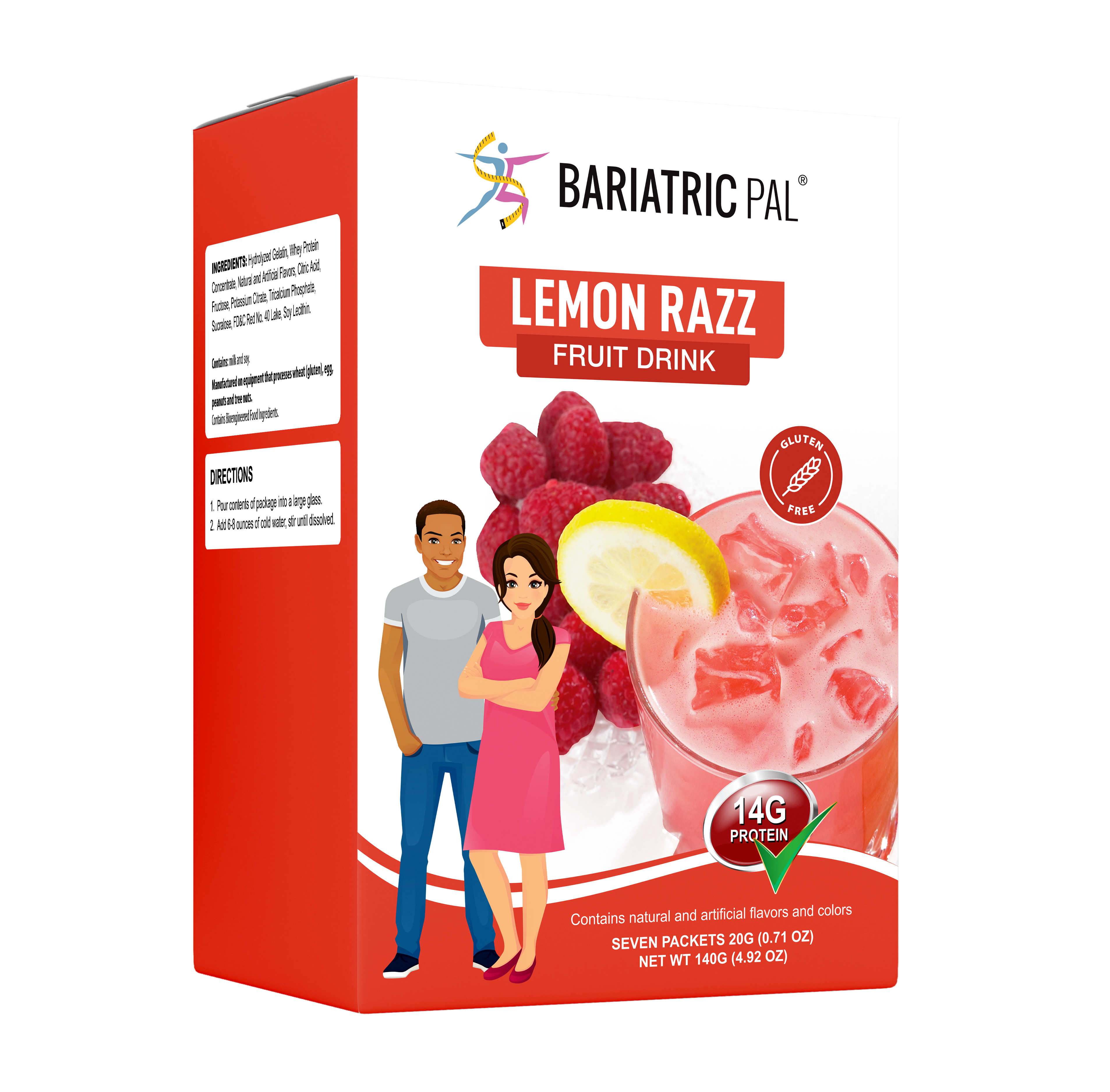 BariatricPal Fruit 14g Protein Drinks - Lemon Razzy - High-quality Fruit Drinks by BariatricPal at BariatricPal Store