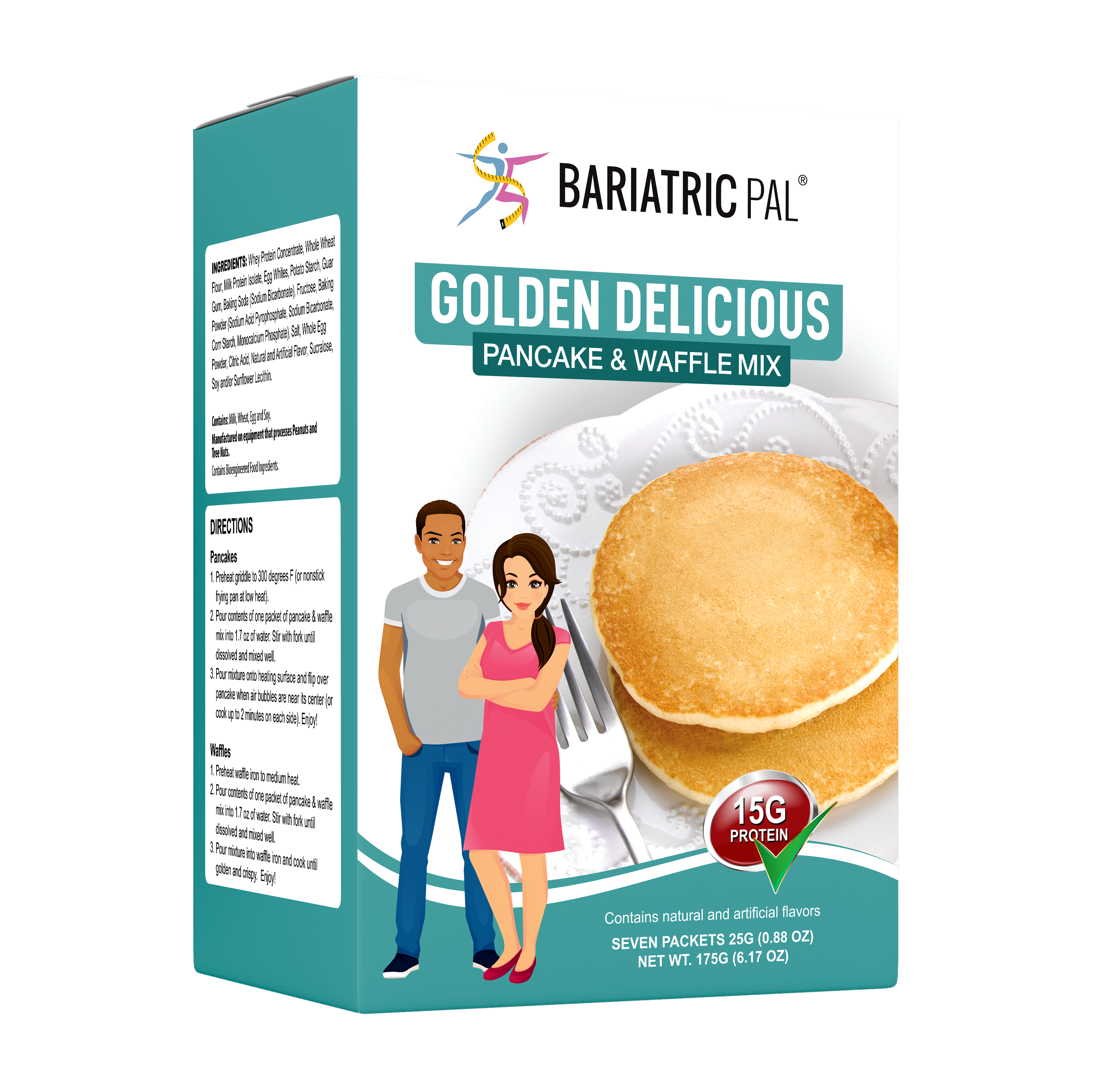 BariatricPal Hot Protein Breakfast - Golden Delicious Pancake Mix - High-quality Pancake Mix by BariatricPal at BariatricPal Store