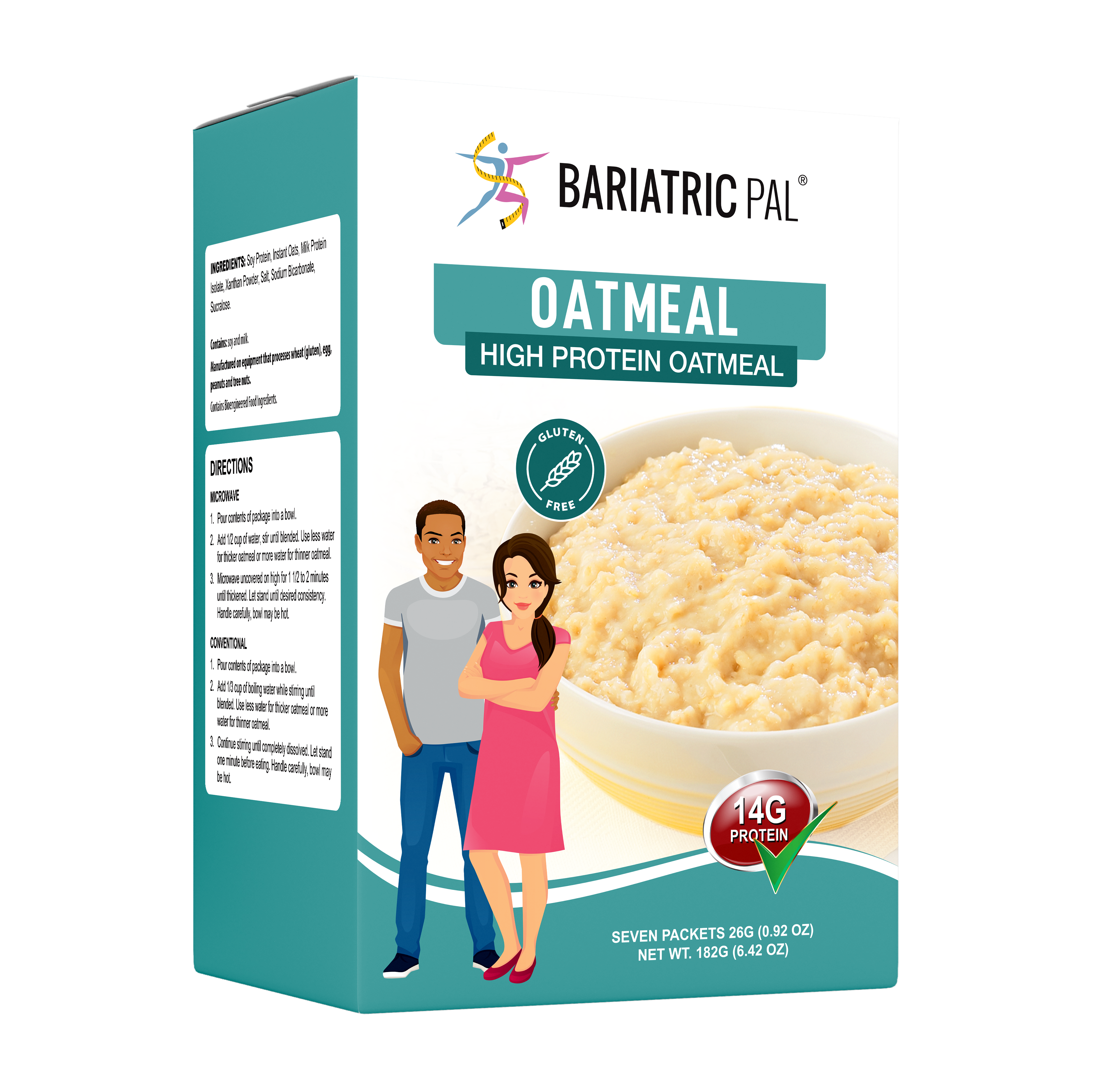 BariatricPal Hot Protein Breakfast - Classic Oatmeal - High-quality Breakfast by BariatricPal at BariatricPal Store