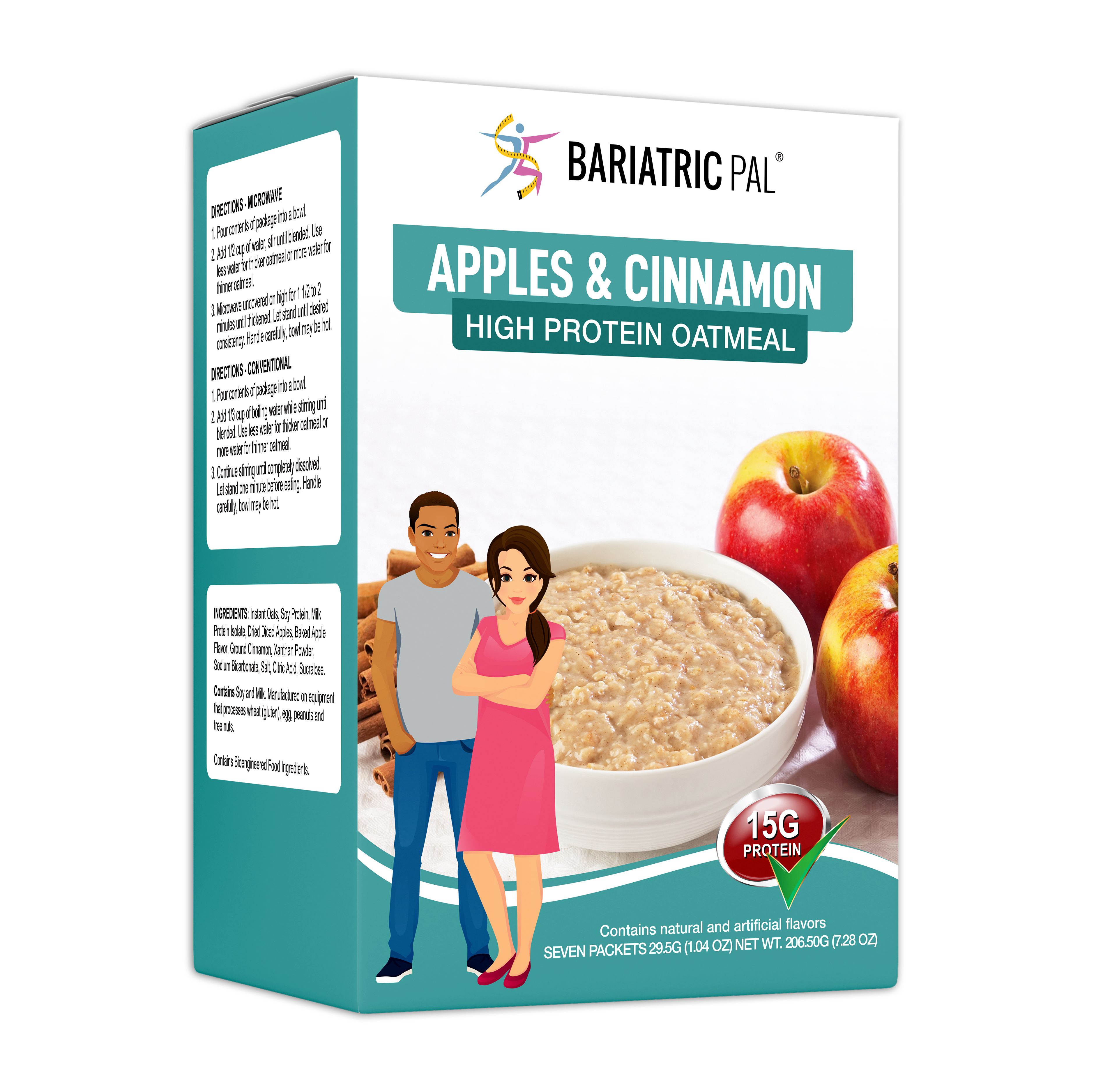 BariatricPal Hot Protein Breakfast - Apple Cinnamon Oatmeal