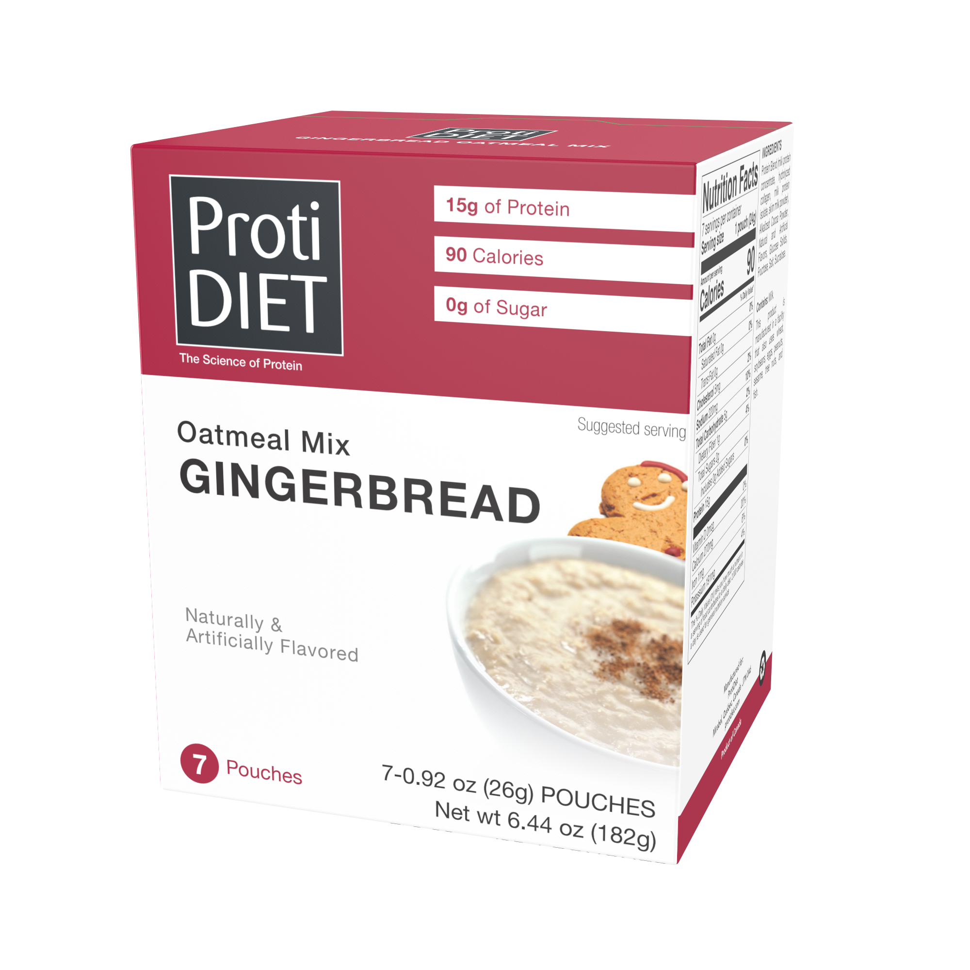 Proti Diet 15g Hot Protein Breakfast - Gingerbread Oatmeal