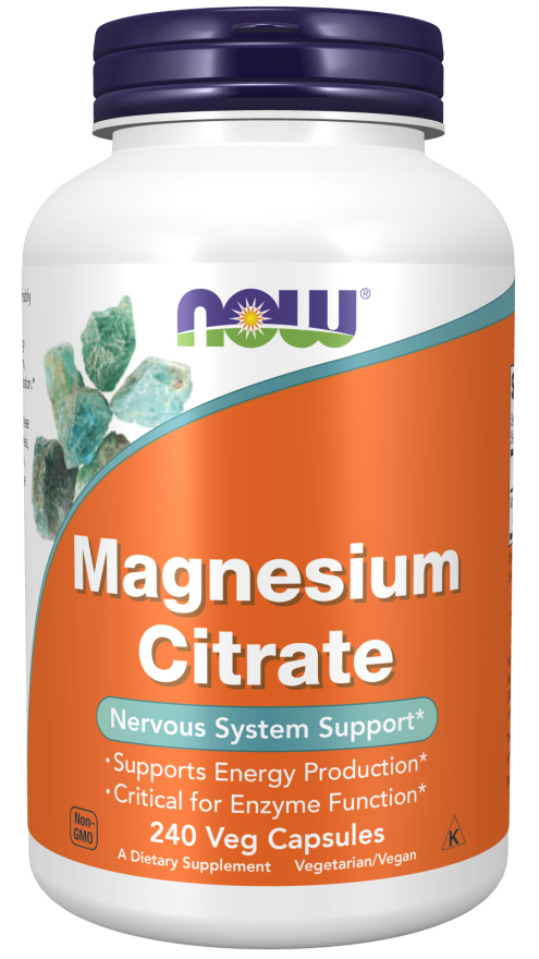 NOW Magnesium Citrate - High-quality Gluten Free by NOW at BariatricPal Store