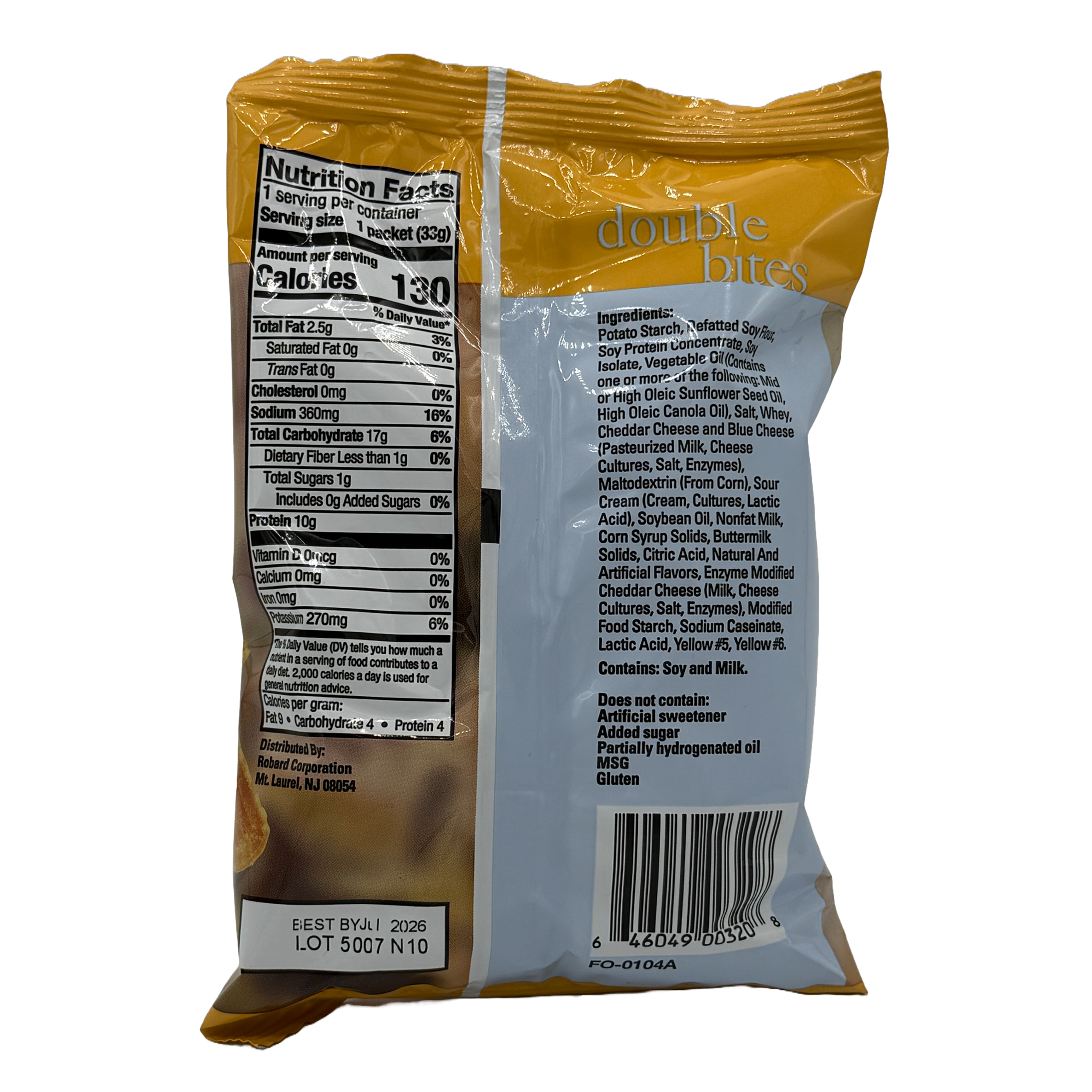 BariatricPal Protein Double Bites - Cheddar Cheese