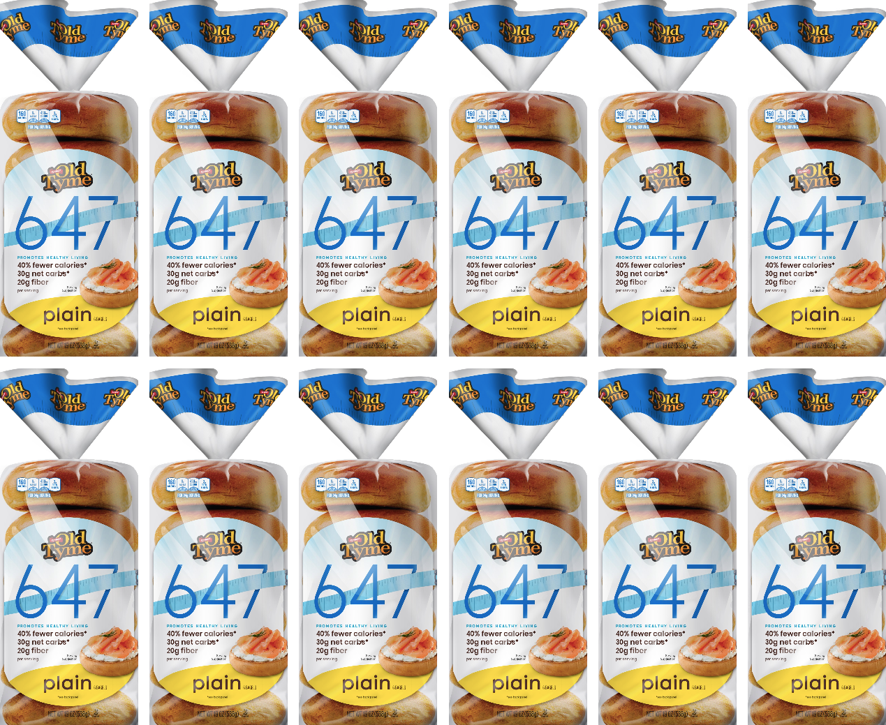 Schmidt / Old Tyme 647 Bagels 6 bagels - High-quality Bread Products by Schmidt / Old Tyme at BariatricPal Store