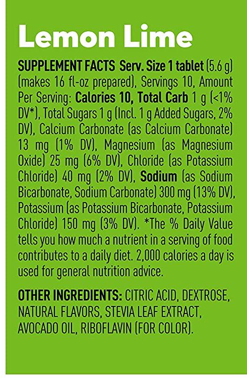 Nuun Sport Hydration & Electrolyte Replacement Tablets - Lemon Lime