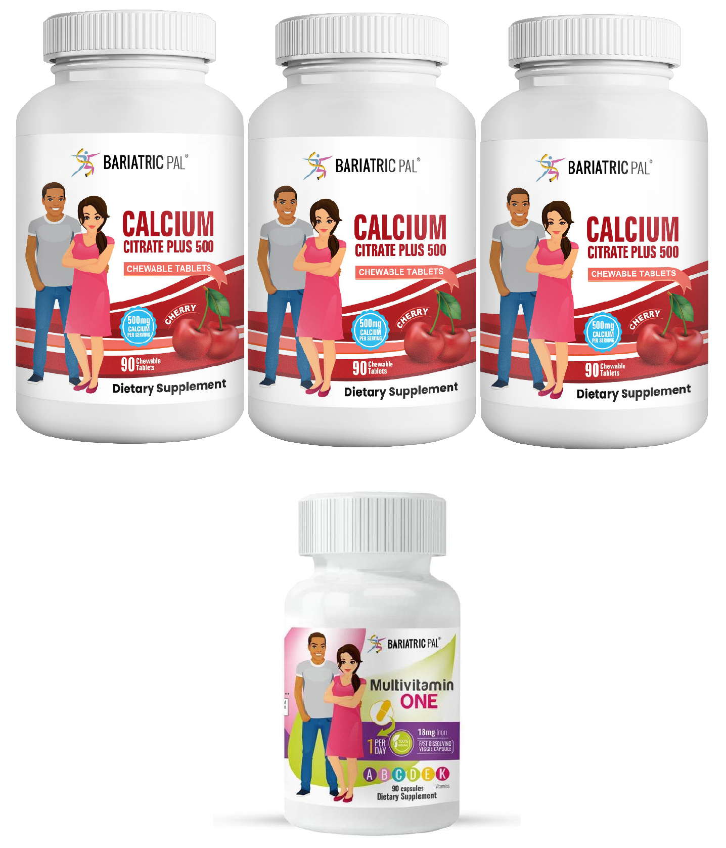 Gastric Sleeve Complete Bariatric Vitamin Pack by BariatricPal - Capsules & Chewables - High-quality Vitamin Pack by BariatricPal at BariatricPal Store