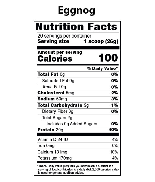 Inspire Egg Nog Protein Powder by Bariatric Eating - High-quality Protein Powder by Bariatric Eating at BariatricPal Store