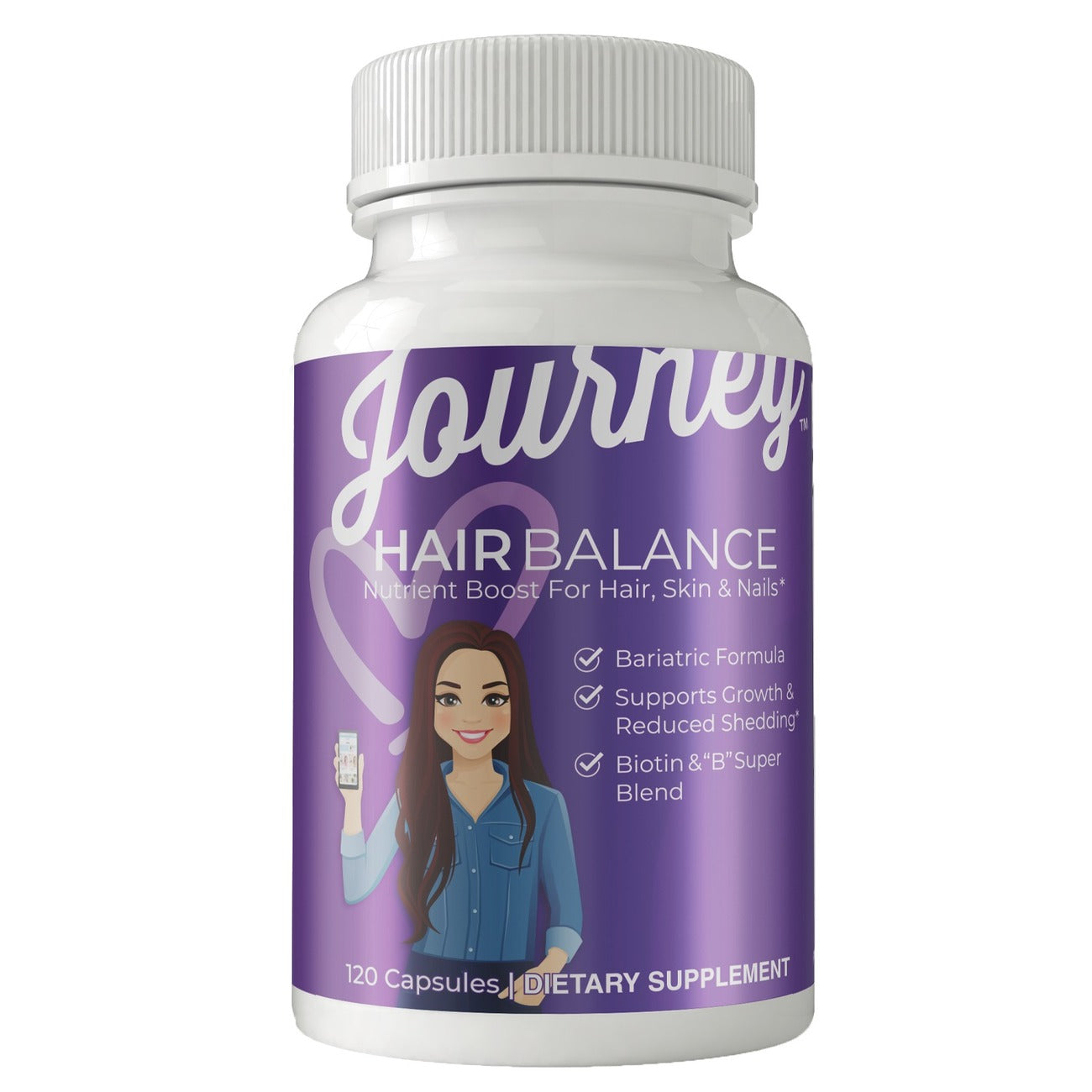 Journey Hair Balance Capsules by Bariatric Eating - High-quality Hair, Skin & Nails by Bariatric Eating at BariatricPal Store
