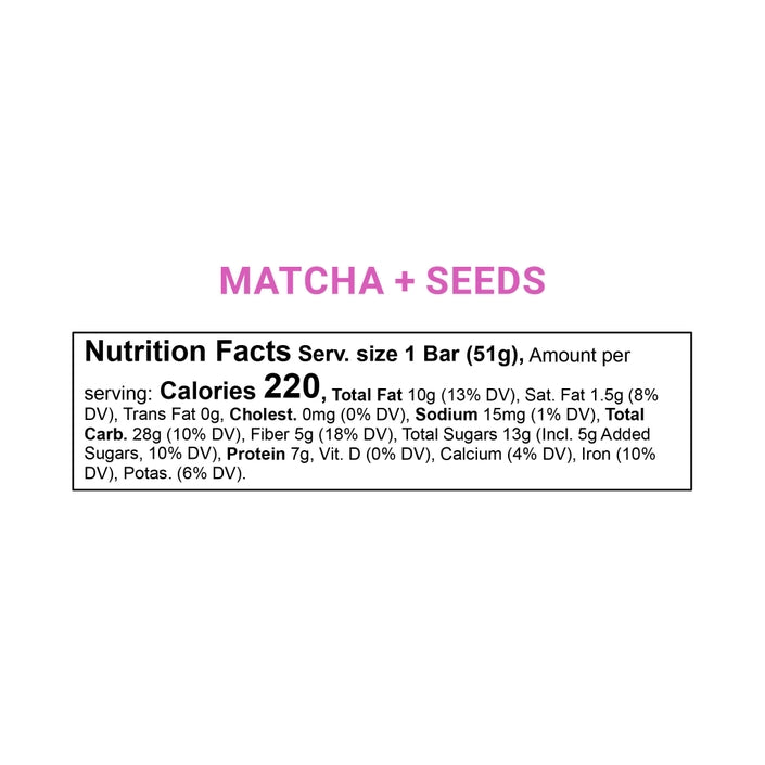 #Flavor_Matcha + Seeds