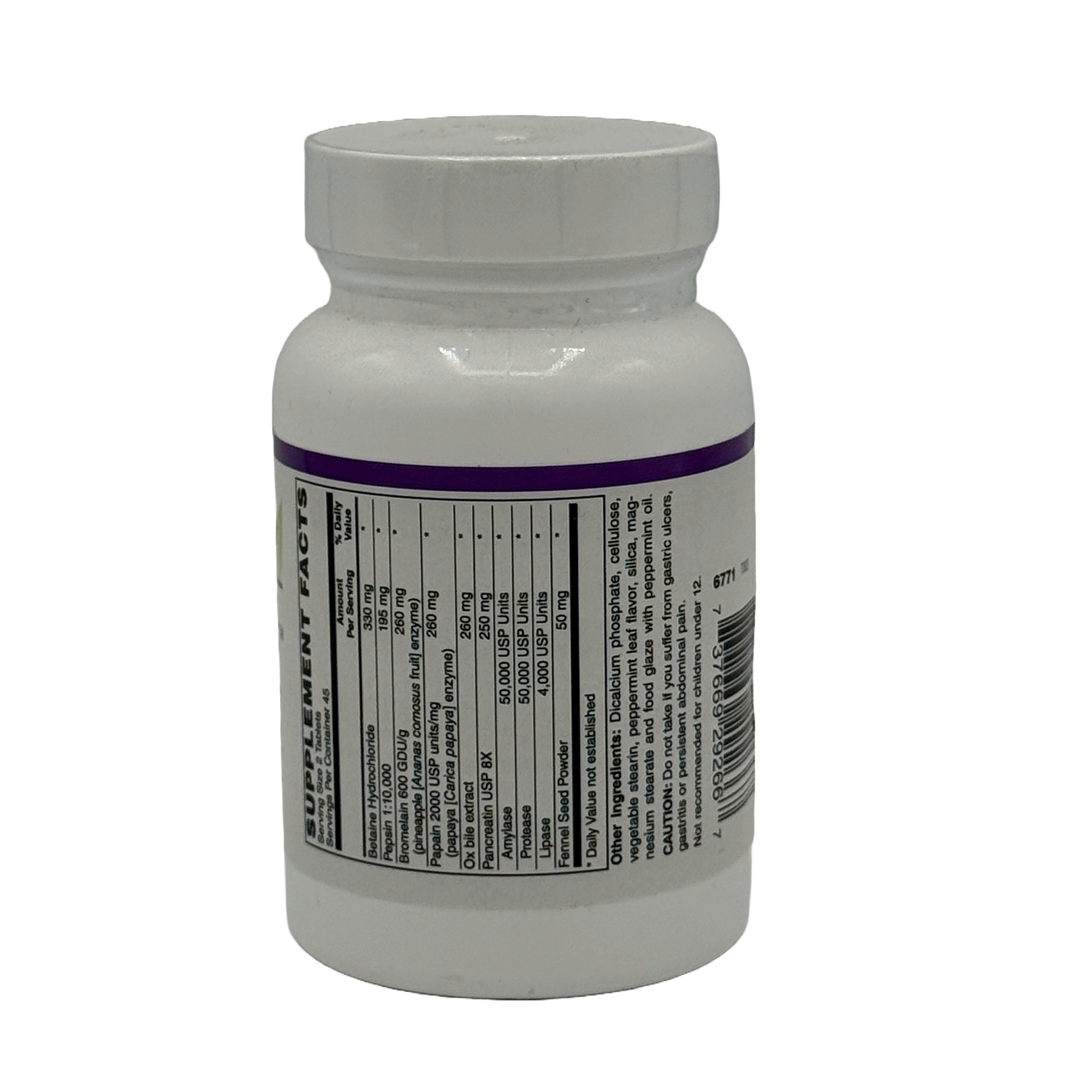 Superzymes Digestive Aid Tablets by BariatricPal - Supports Digestive Enzymatic Activity