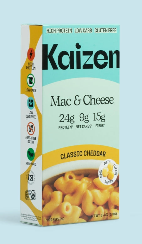 Kaizen Food Company Low Carb Plant Based Mac & Cheese, 6.4 oz