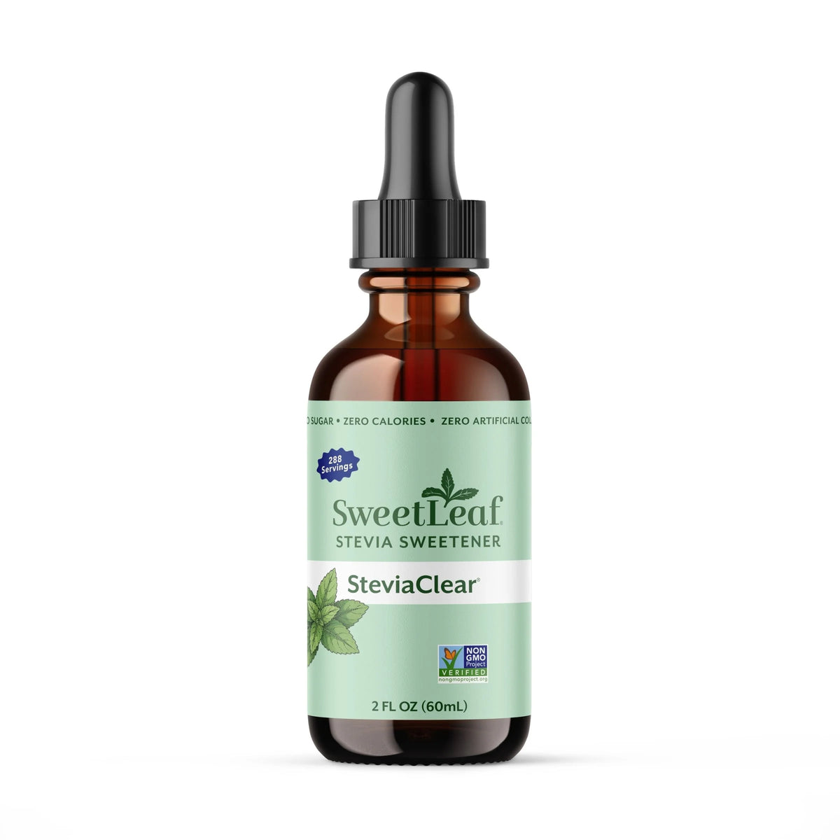 SweetLeaf Liquid Stevia Sweet Drops Sweetener, 2 fl oz. (60 ml)