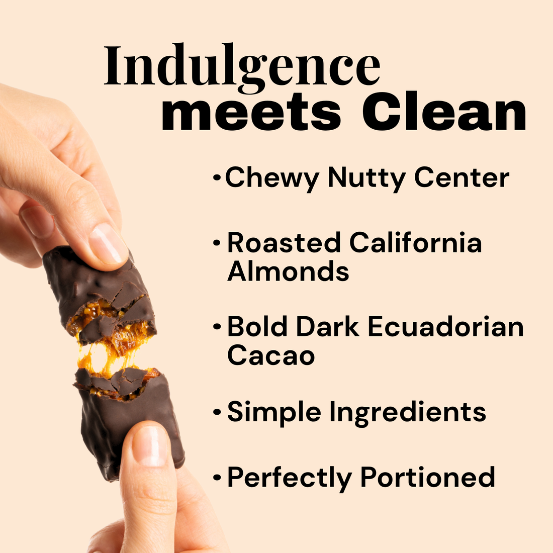 Artisan Crafted Dark Chocolate Aloha Caramel Bar by Krack'd Snacks - Coconut Caramel with California Almonds