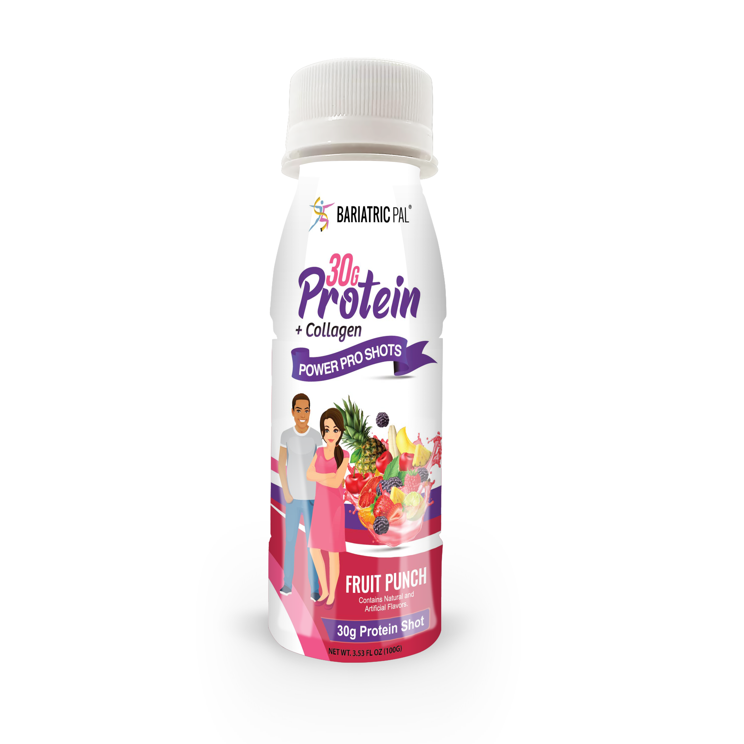 BariatricPal 30g Whey & Collagen Complete Protein Power Pro Shots - 5-Flavor Variety Pack (Brand New!) - High-quality Protein Shots by BariatricPal at BariatricPal Store