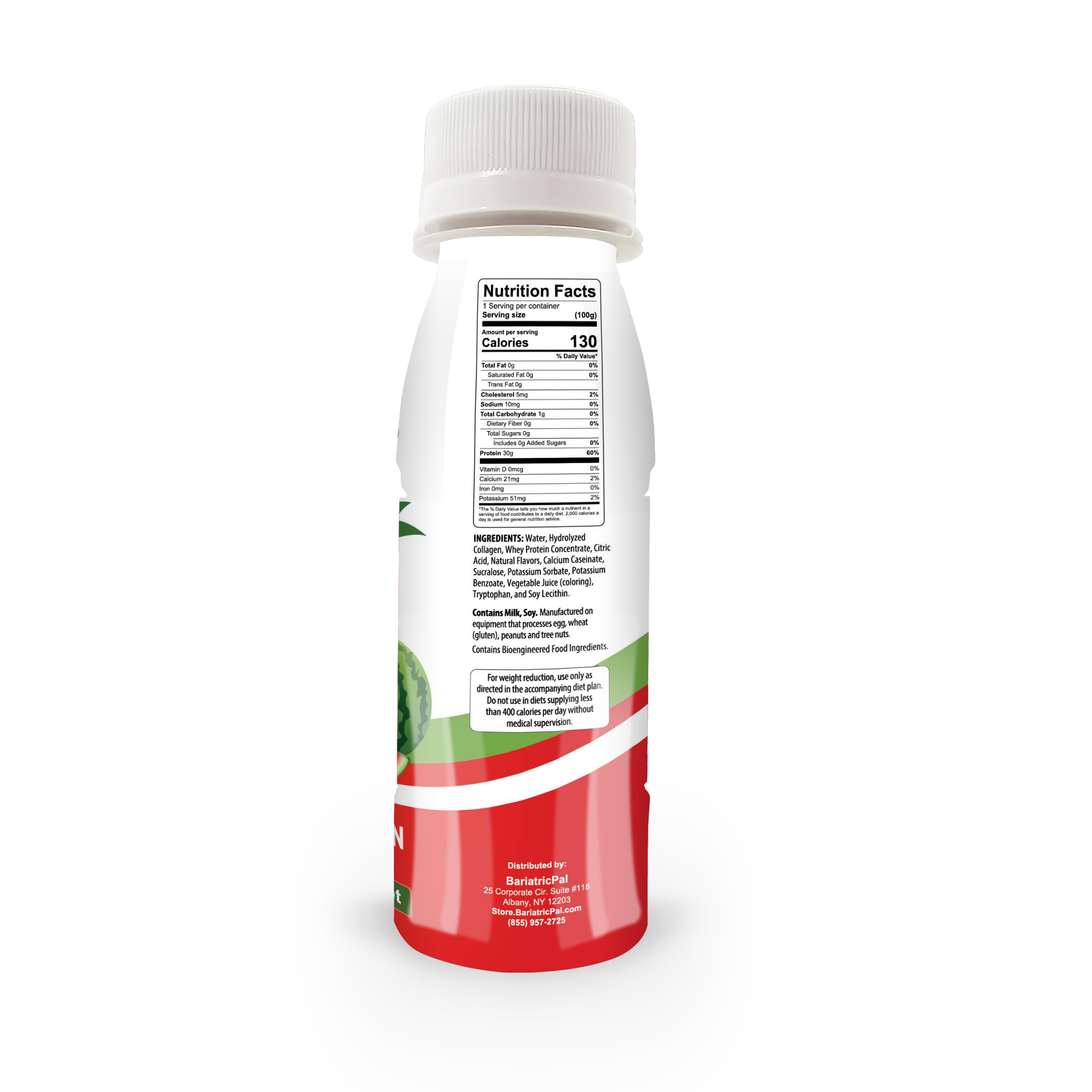 BariatricPal 30g Whey & Collagen Complete Protein Power Pro Shots - Watermelon (Brand New!) - High-quality Protein Shots by BariatricPal at BariatricPal Store