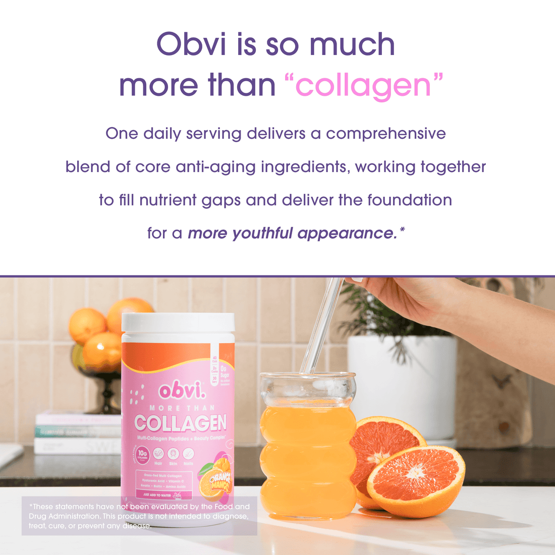 Obvi More Than Collagen Protein Powder - High-quality Collagen Powder by Obvi at BariatricPal Store