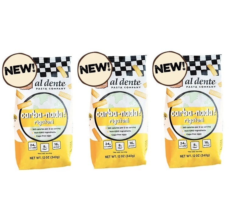 Al Dente Carba-Nada Rigatoni Pasta 12 oz. - High-quality Pasta by Carba-Nada at BariatricPal Store
