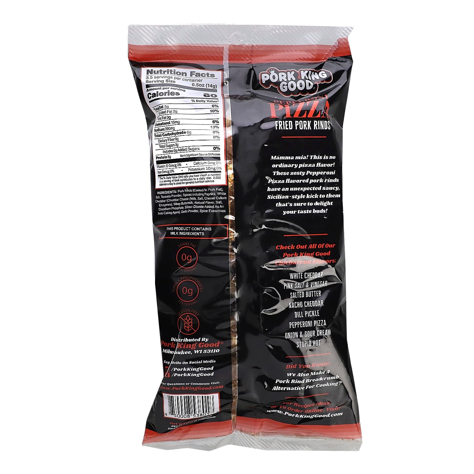 Pork King Good Pork Rinds - Pizza